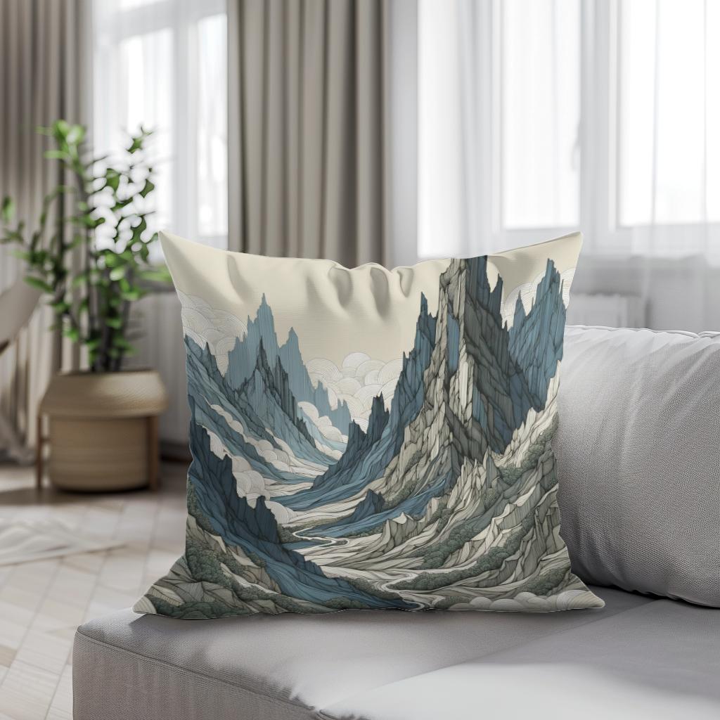 Majestic Peaks Enigma Cotton Cushion