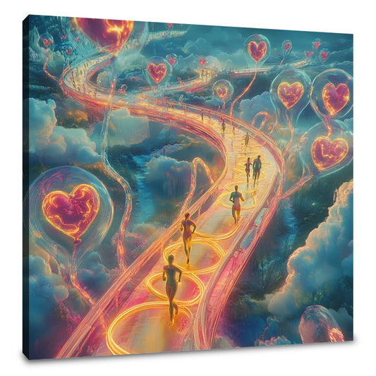 Cardio Labyrinth Canvas