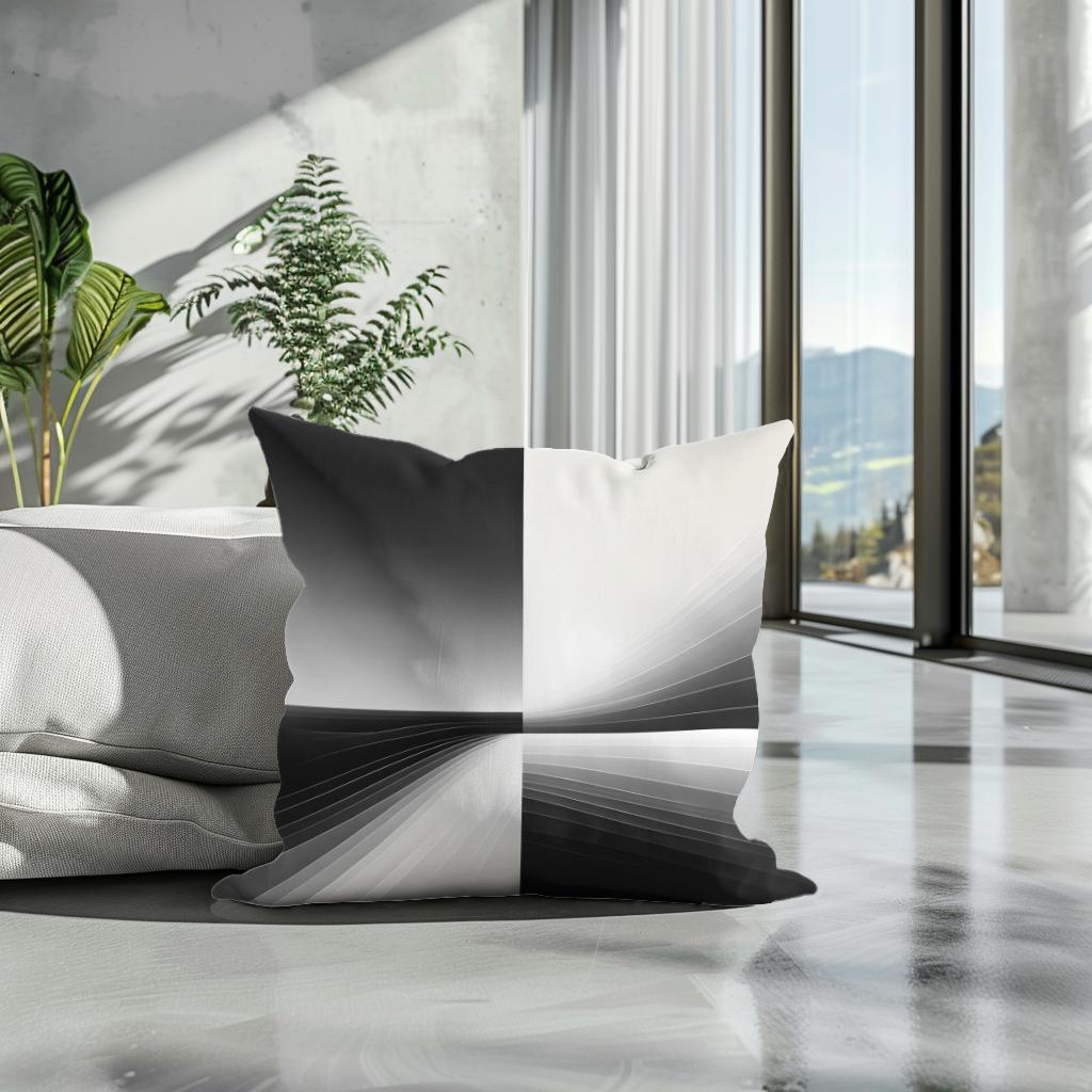 Contrasts in Harmony Cotton Cushion