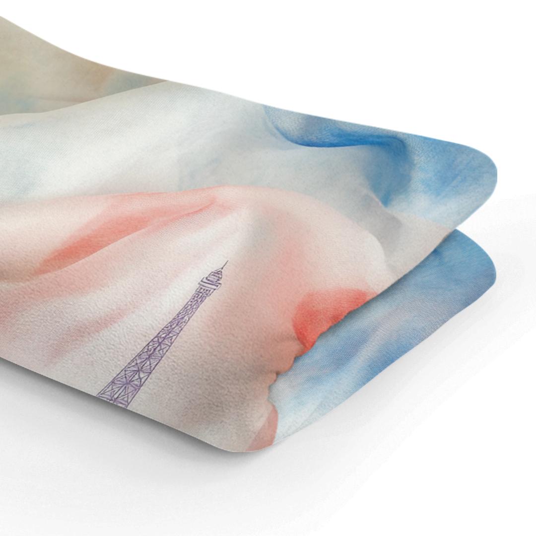 Eiffel Tricolour Blanket