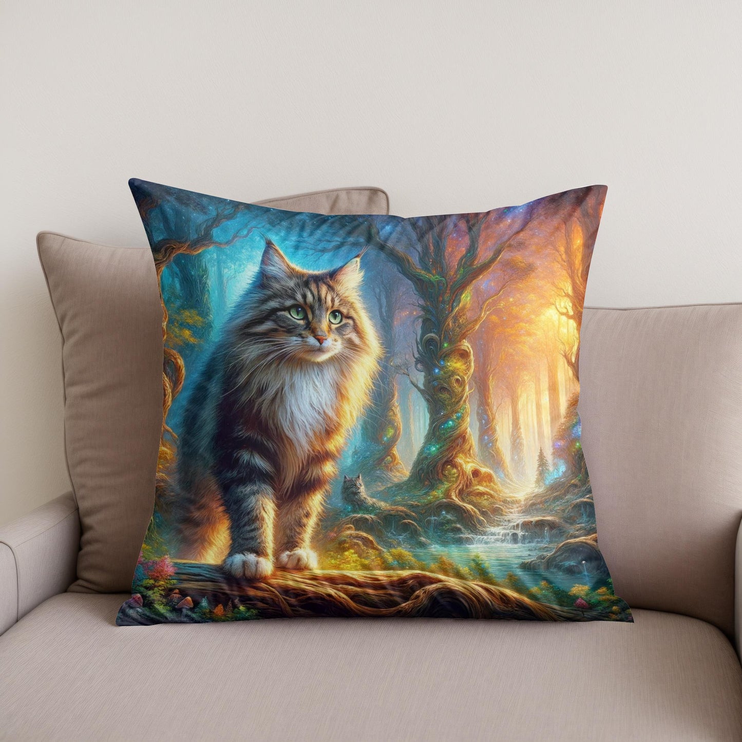 Forest Guardian Cotton Cushion