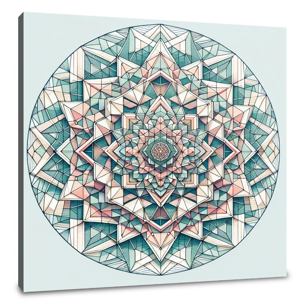 Pastel Harmony Canvas