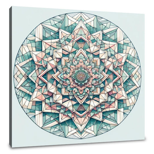 Pastel Harmony Canvas