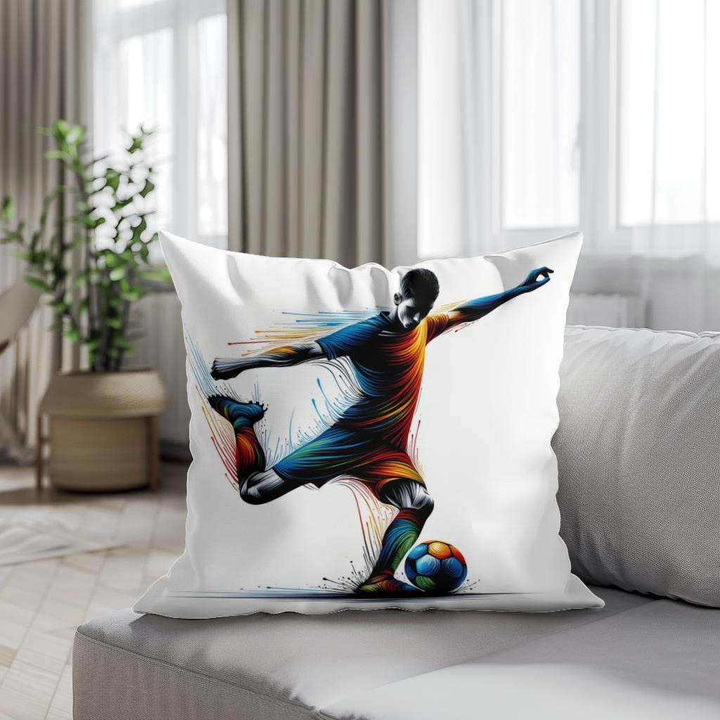 Dynamic Football Cotton Cushion