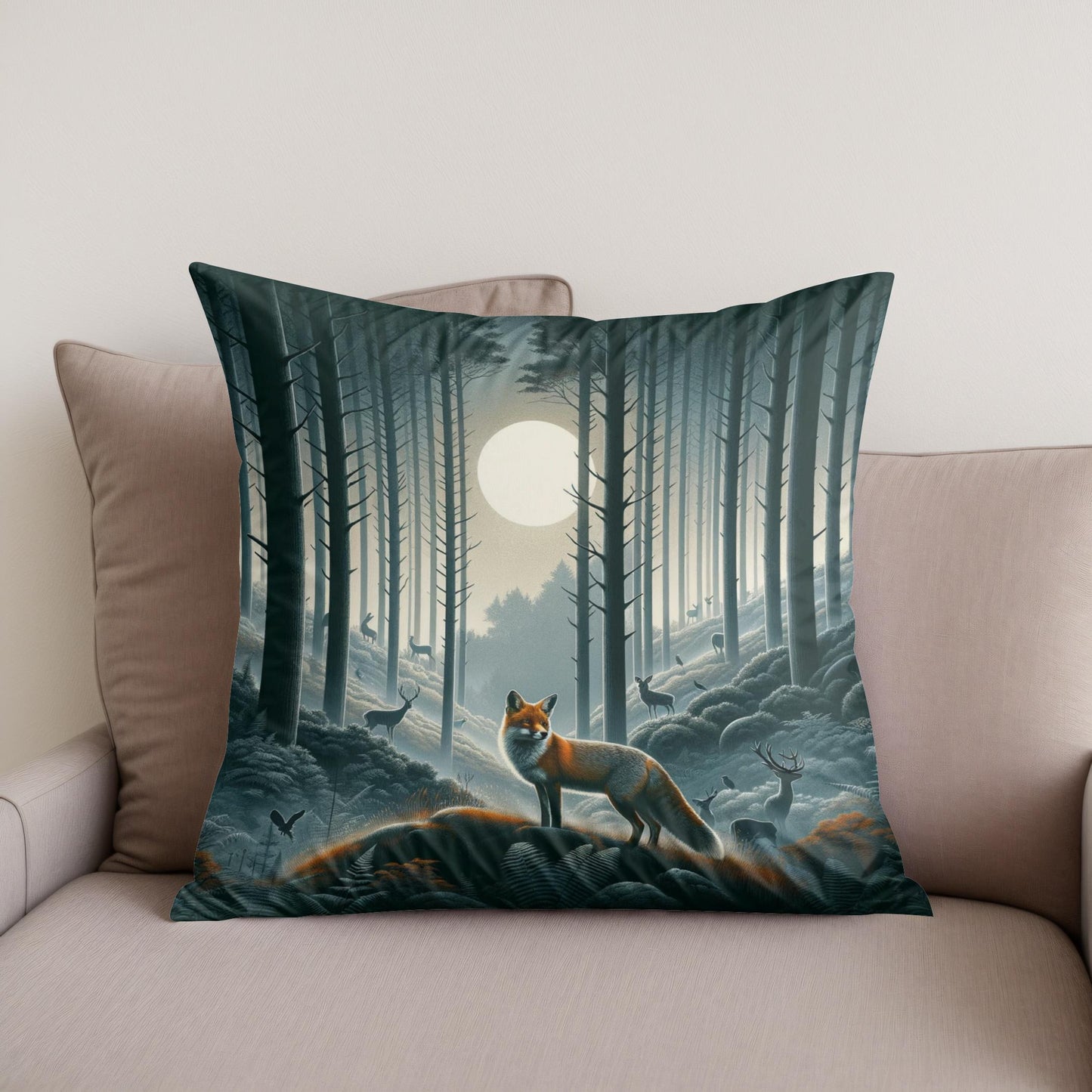Mystique Forest Cotton Cushion