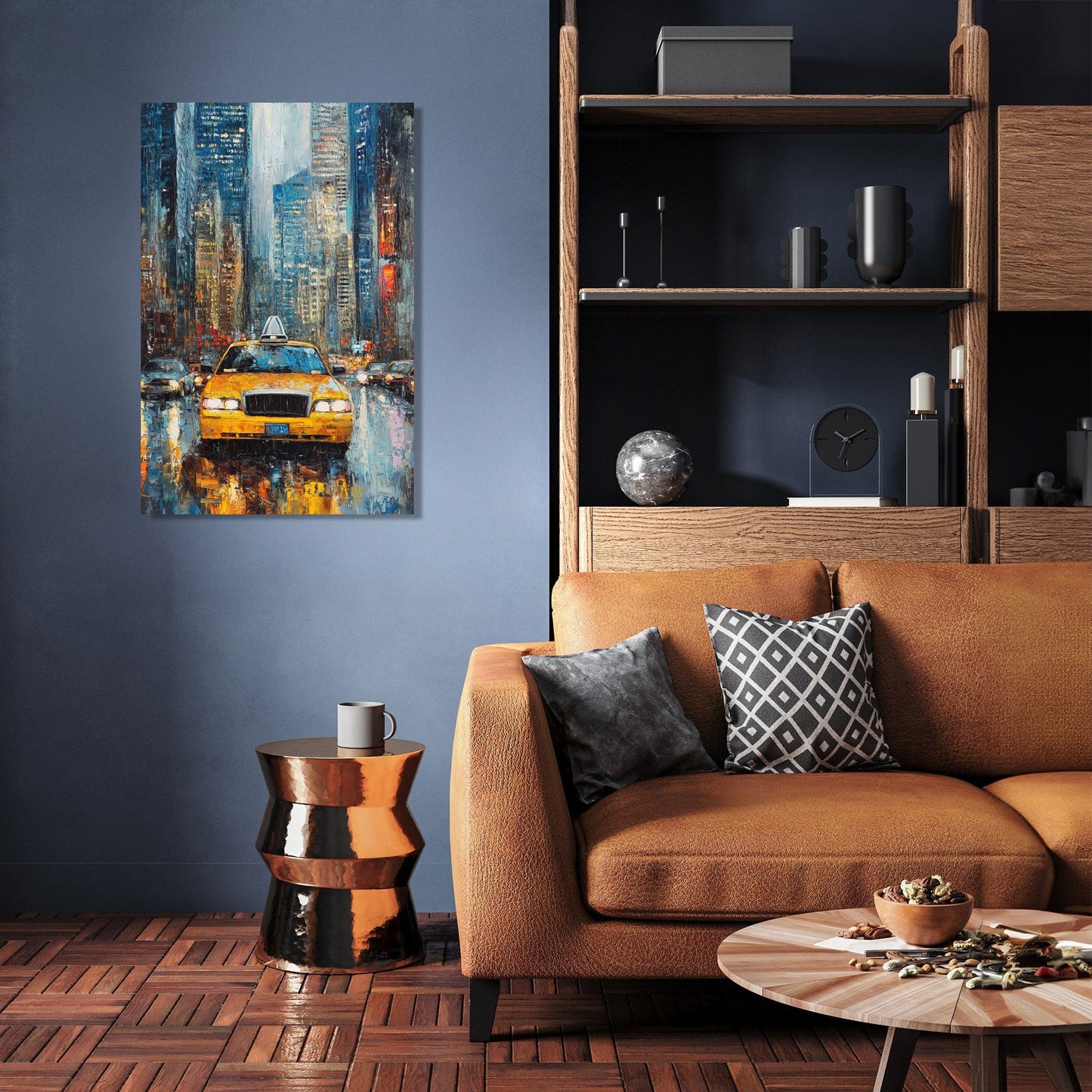 Urban Taxi Canvas