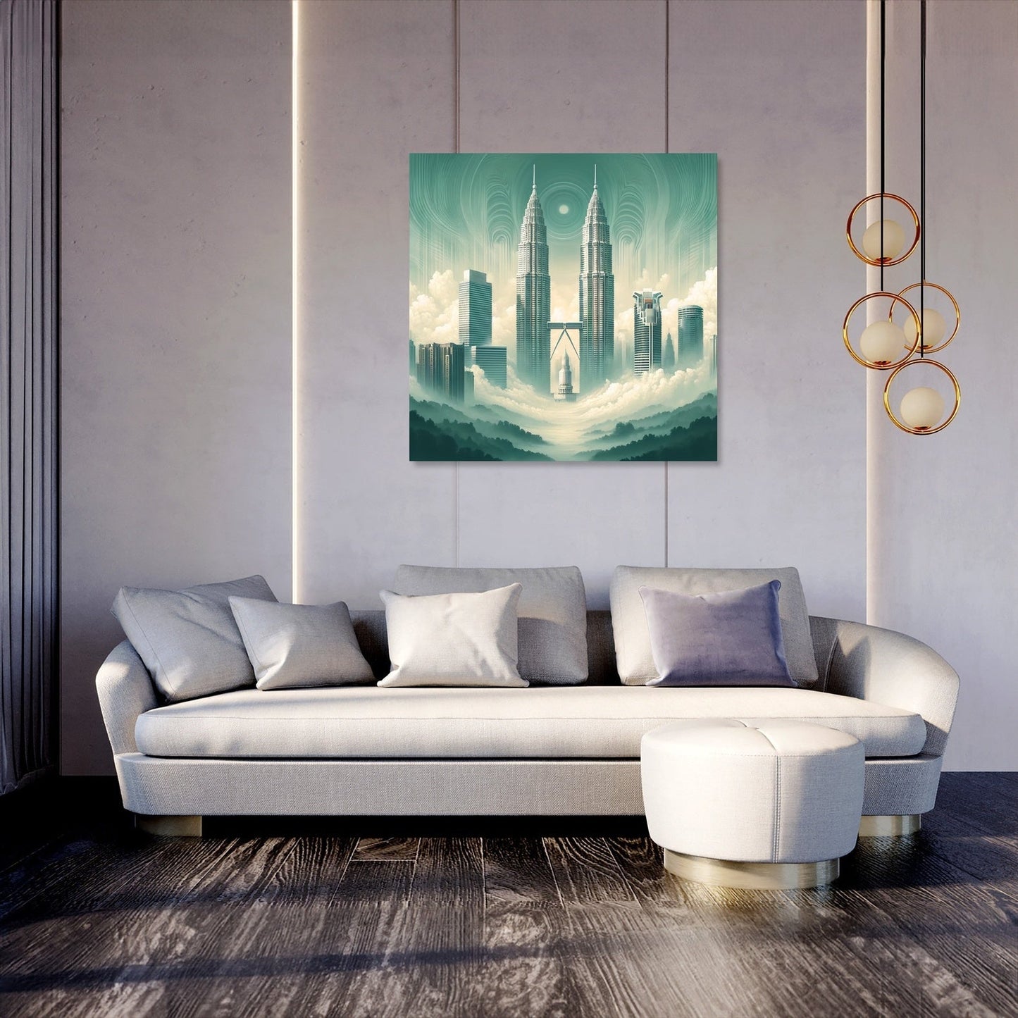 Ethereal Towers Canvas