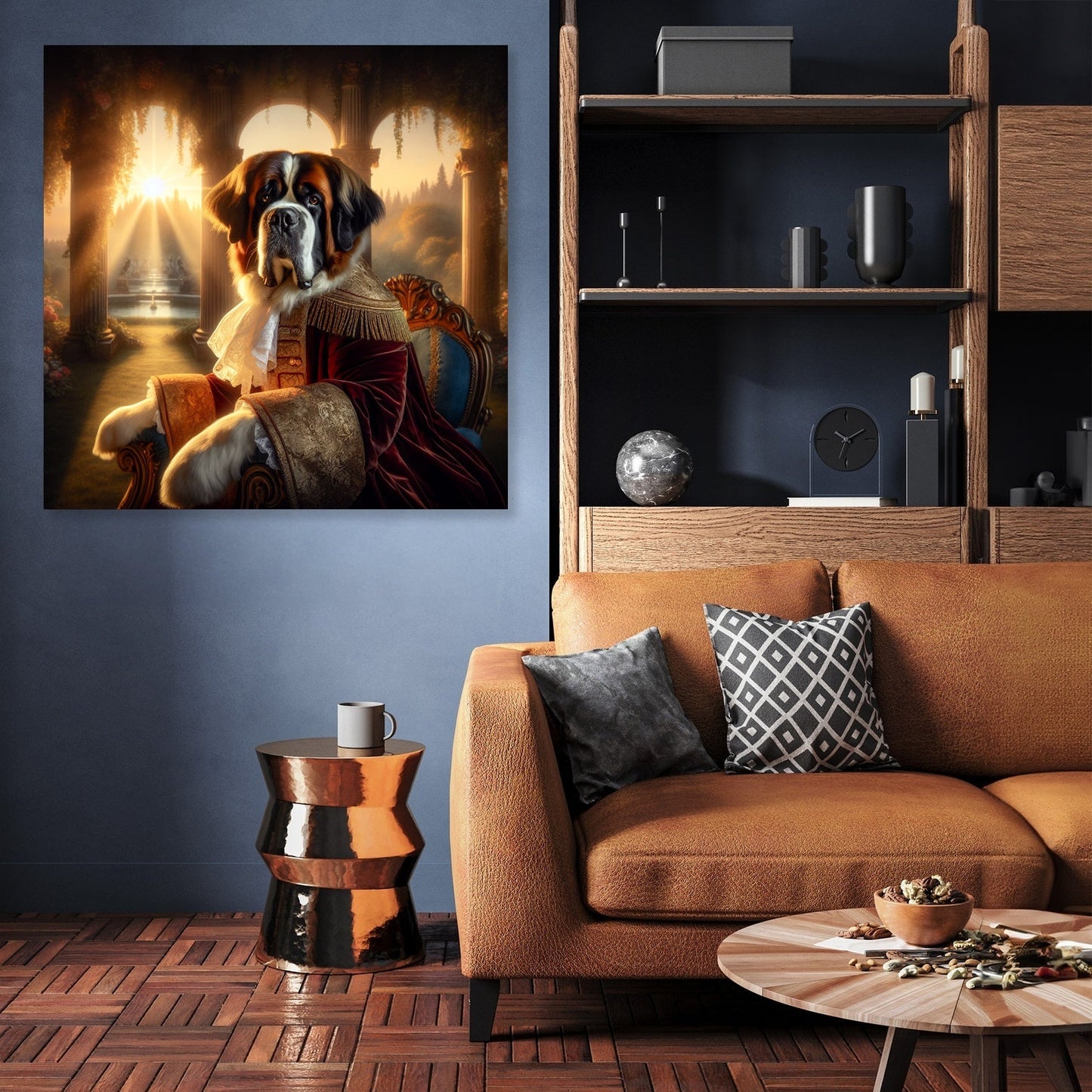 Regal Dawn Saint Bernard Canvas