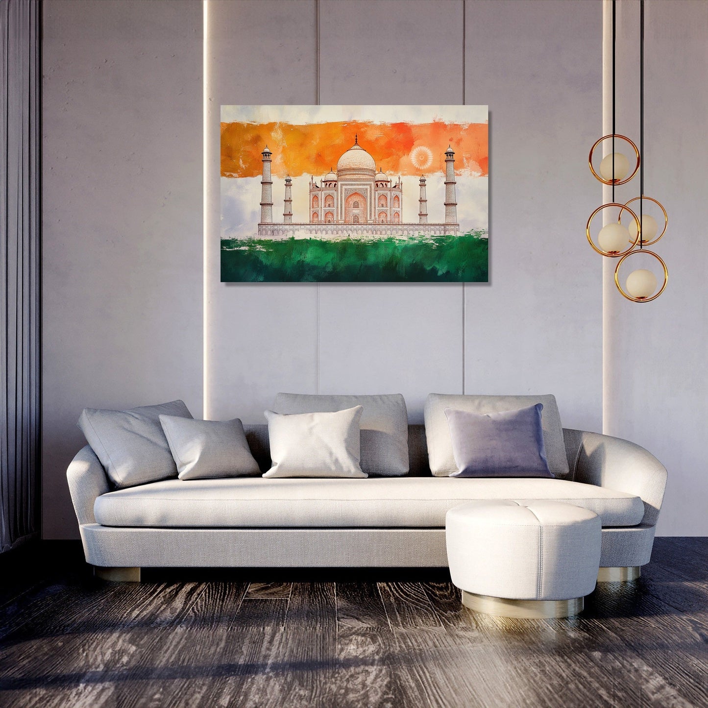 Taj Mahal Reverie Canvas