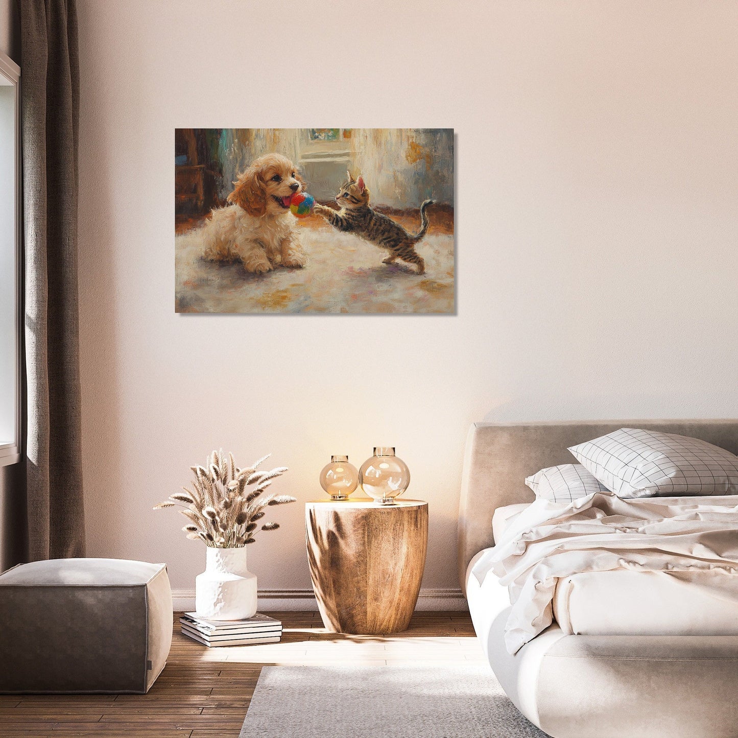 Pet Playful Moments Canvas