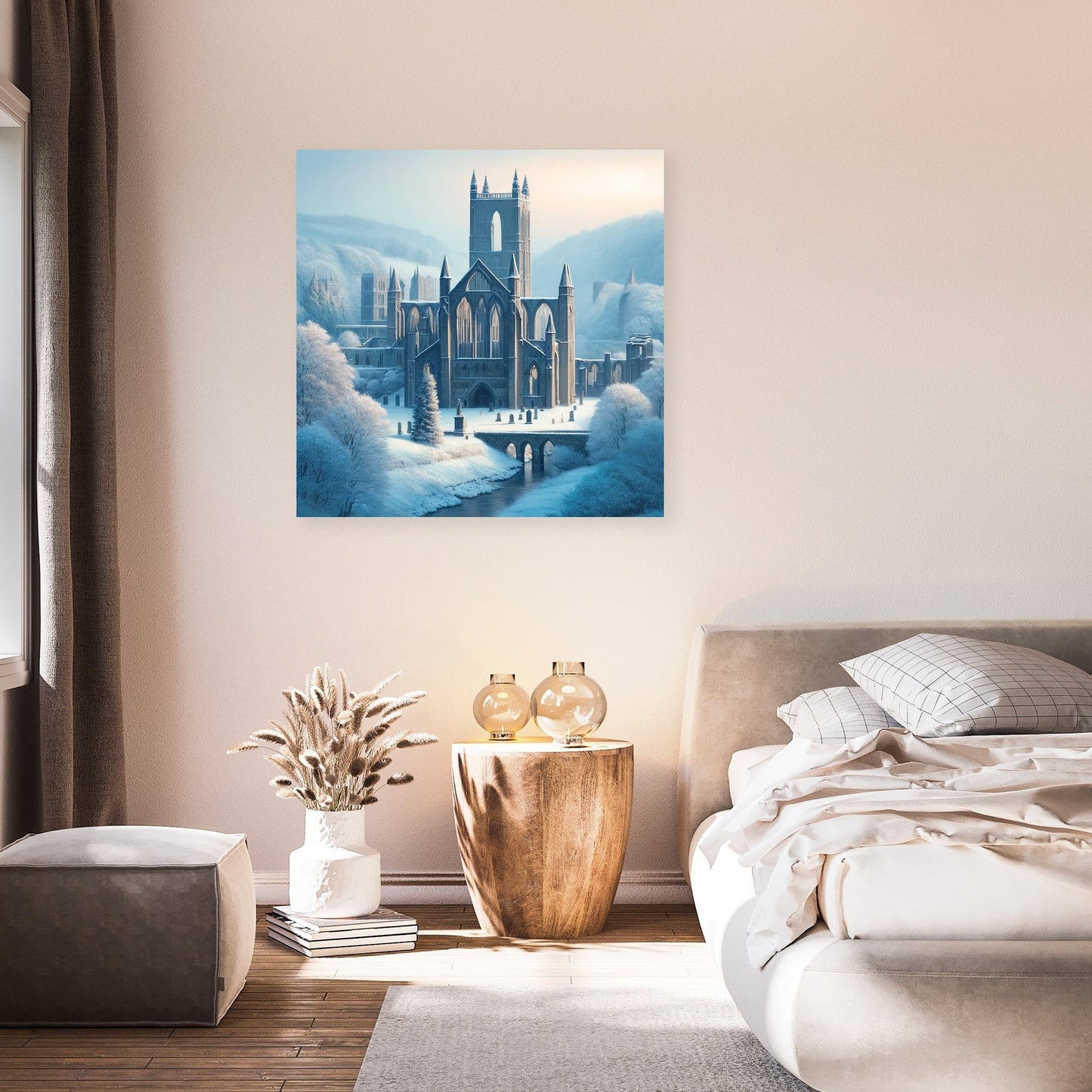 Winter at Bolton Abbey Canvas