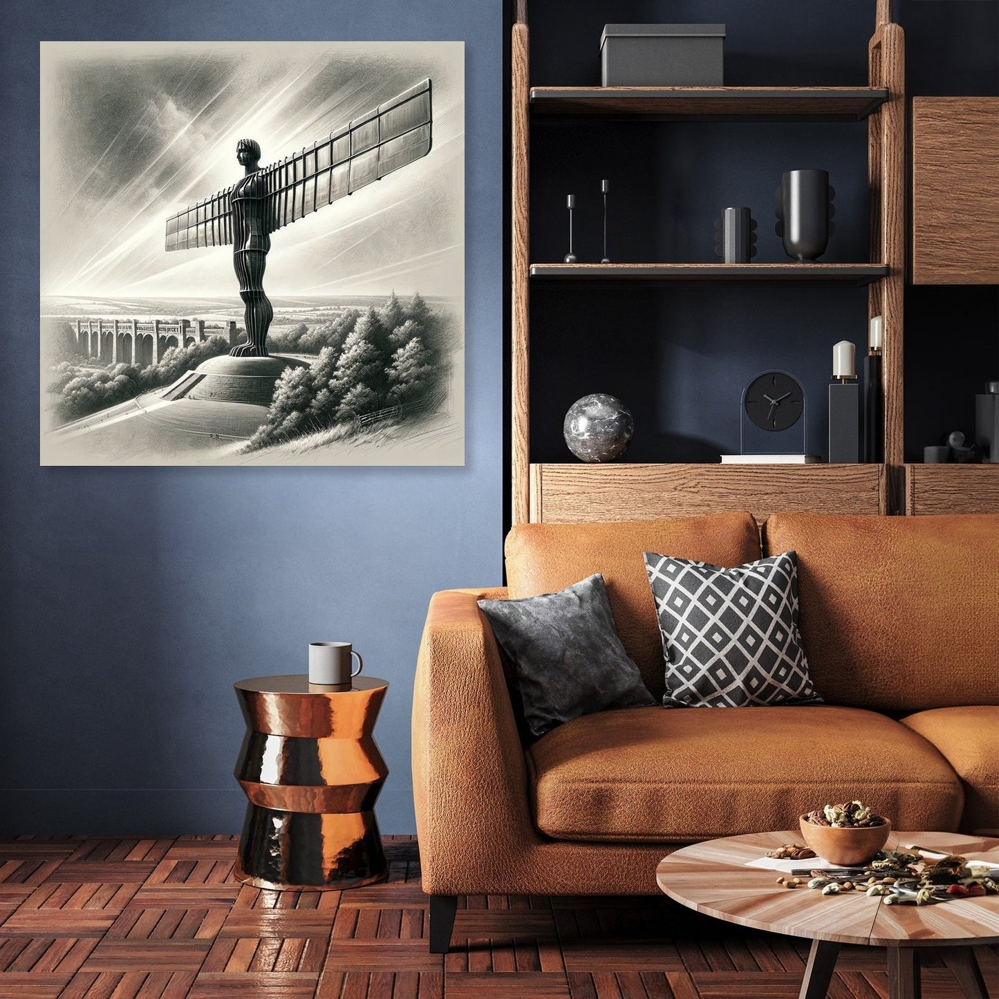Newcastle Angel of the North Classic Vision Canvas