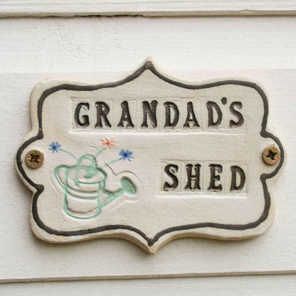 Granny's Ceramic Shed Sign - Ceramic Outdoor Shed Sign