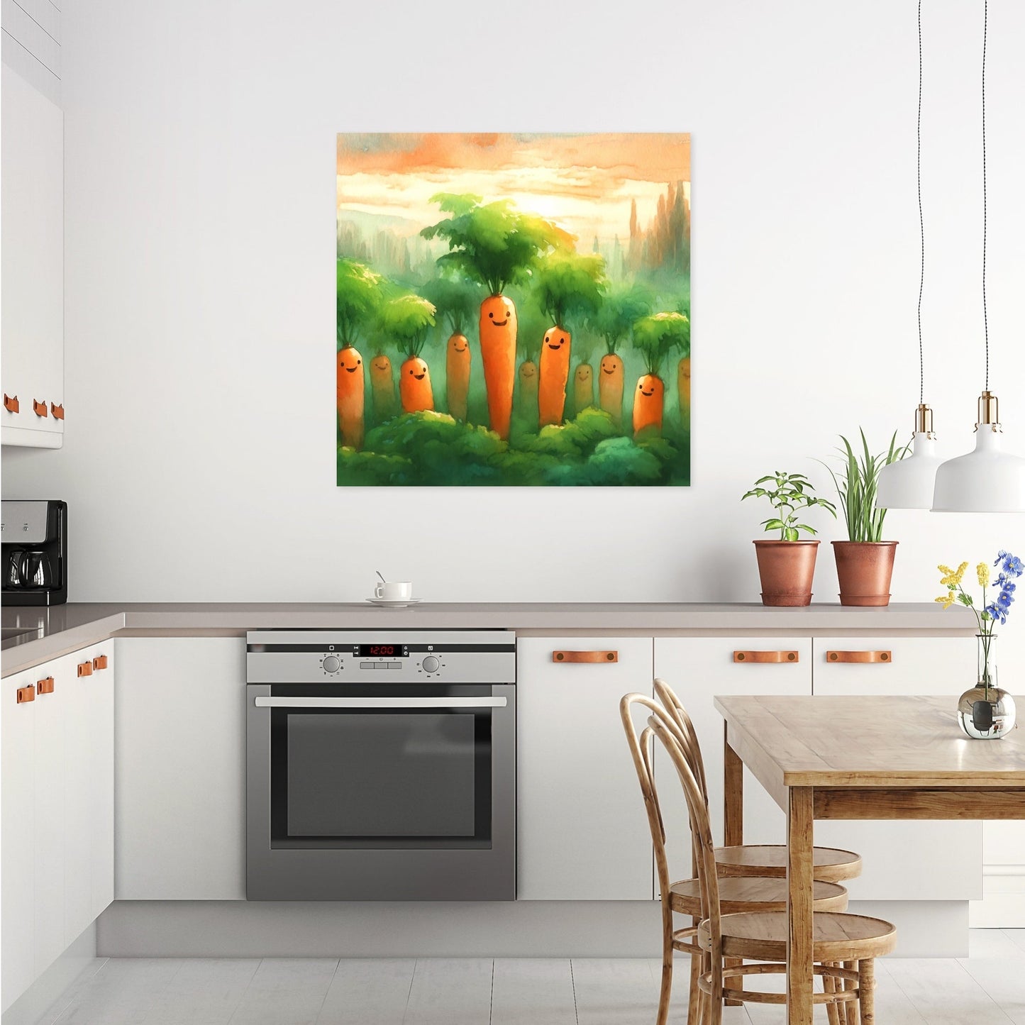 Carrot Symphony Canvas