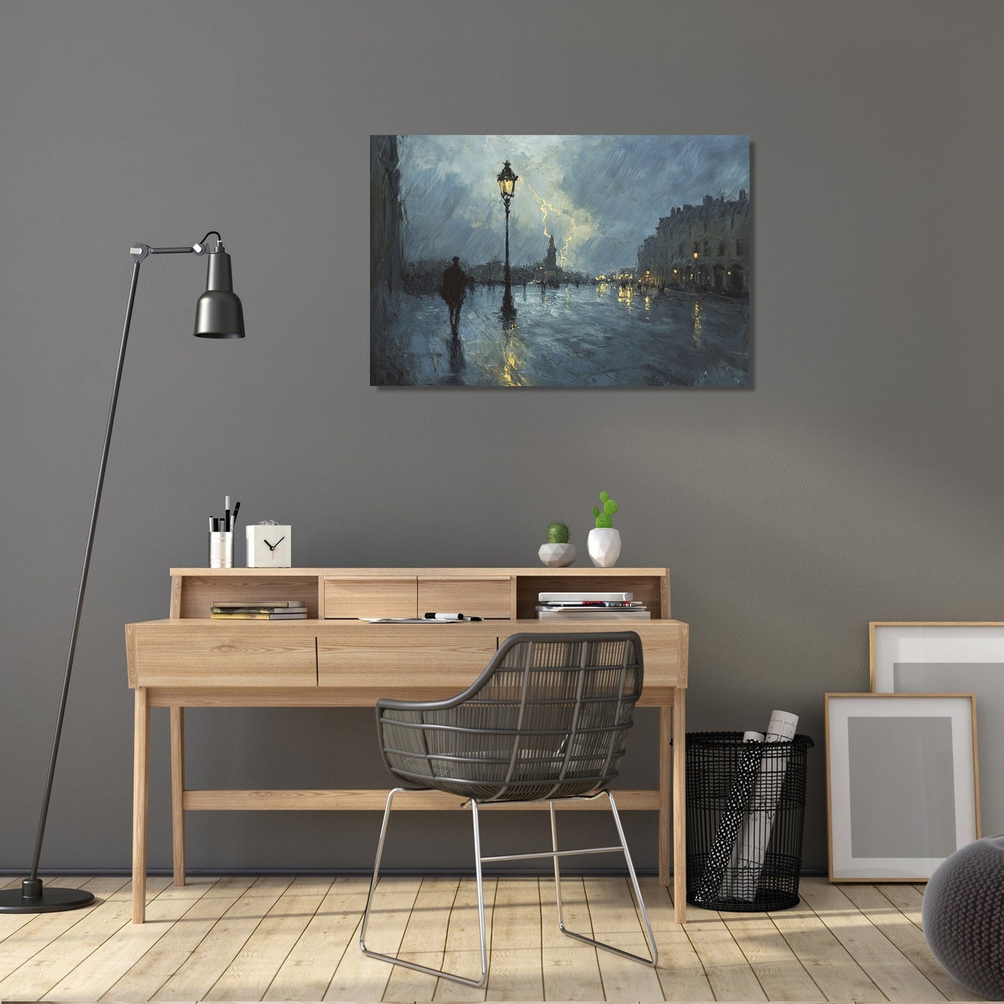 Struggle Against the Storm Canvas