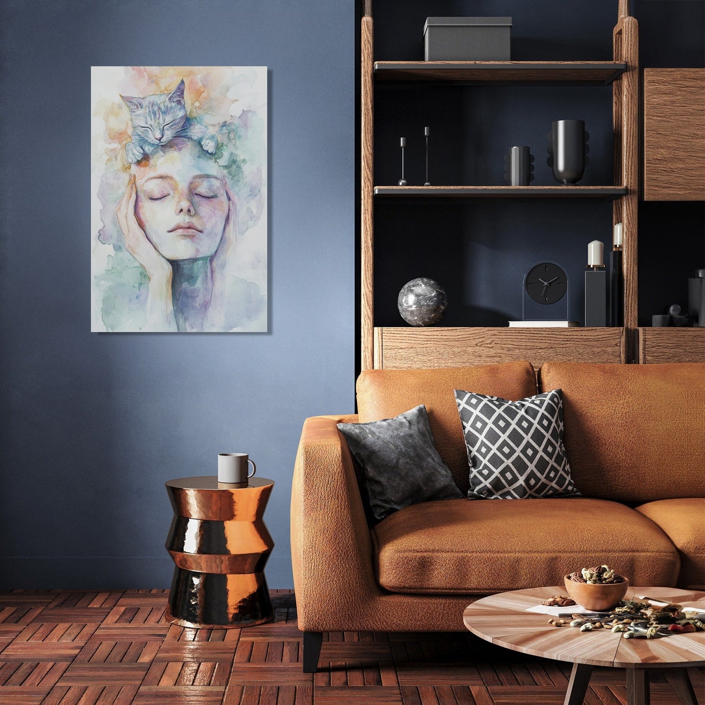 Feline Reverie Canvas