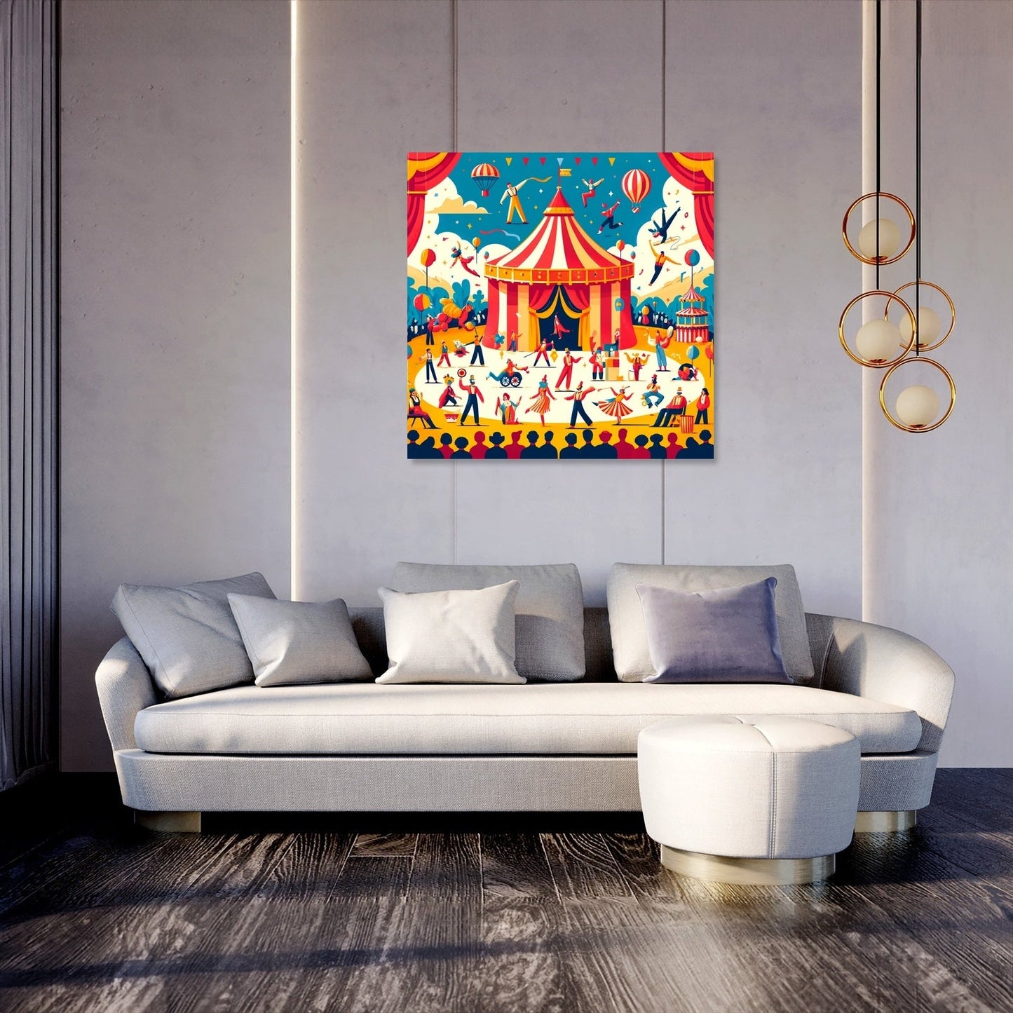 Circus Spectacle Canvas