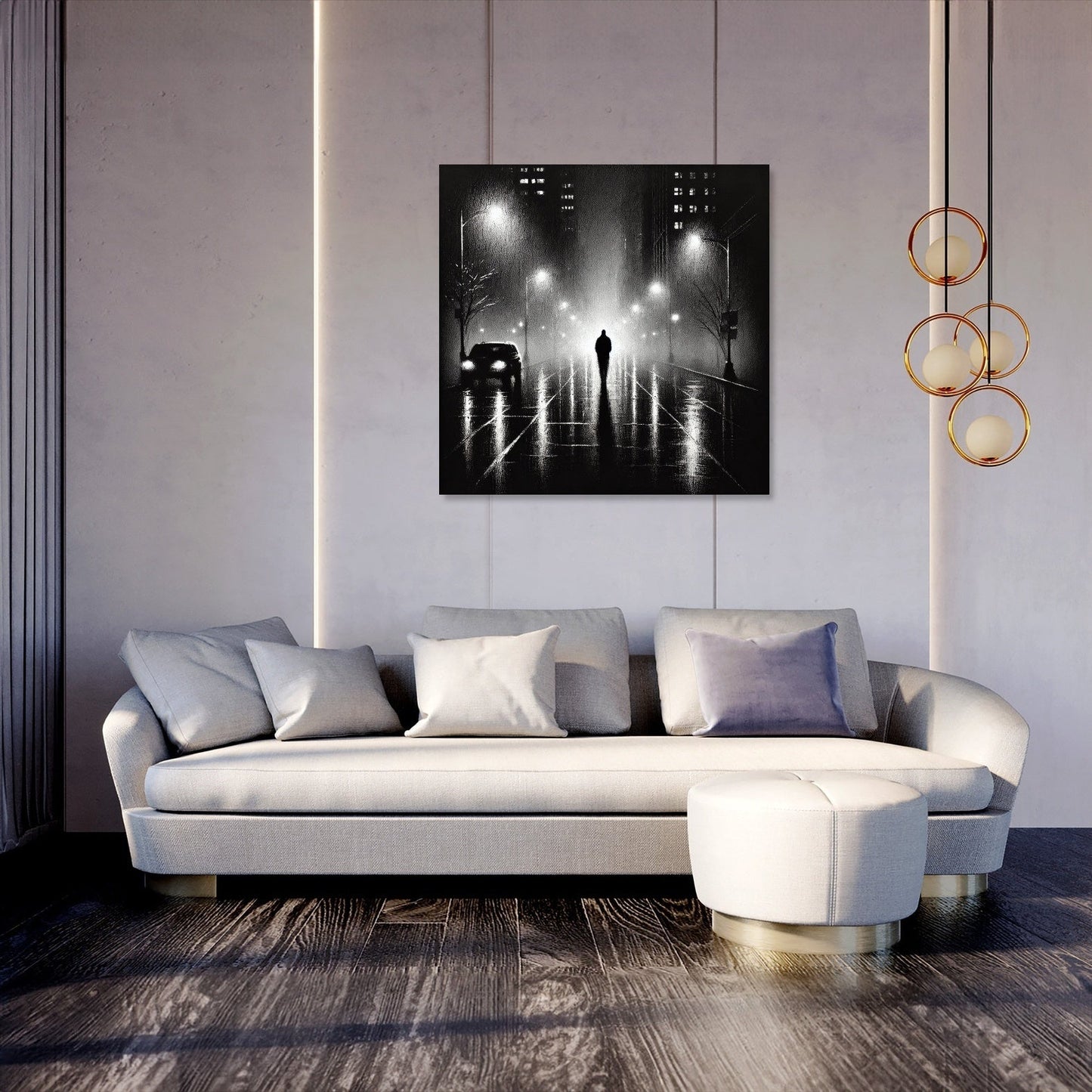 Urban Solitude Canvas