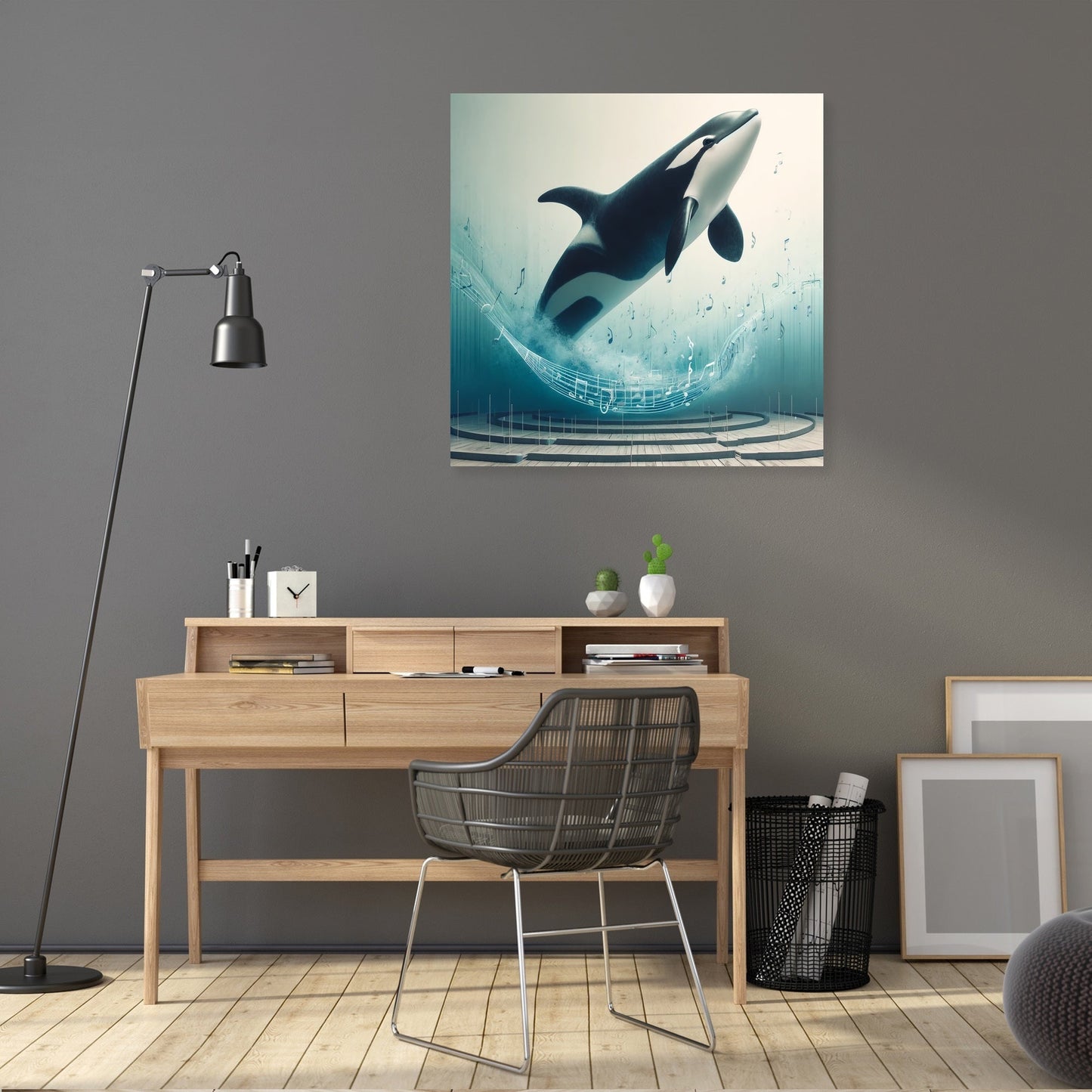 Orchestral Orca Canvas