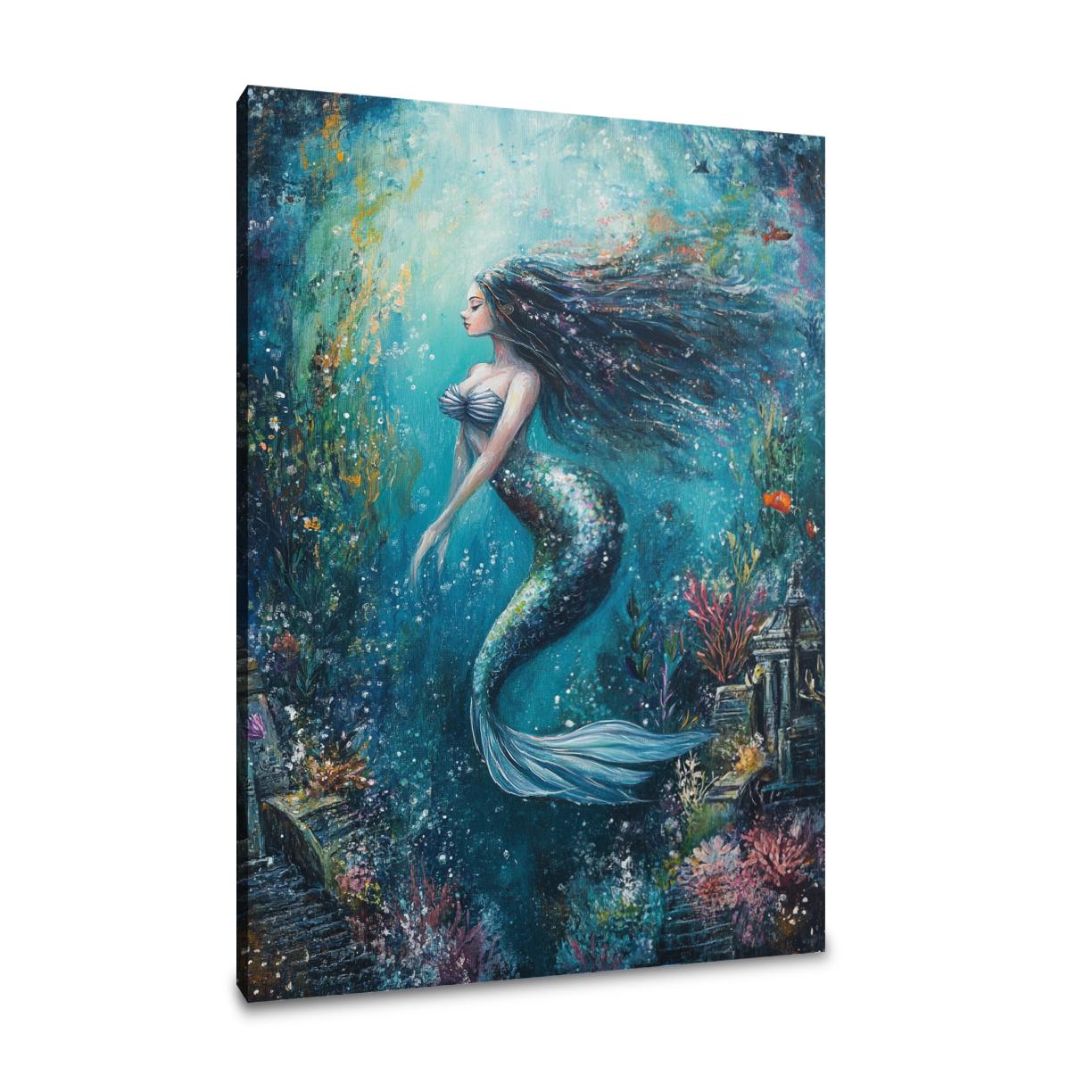 Mystical Mermaids Canvas