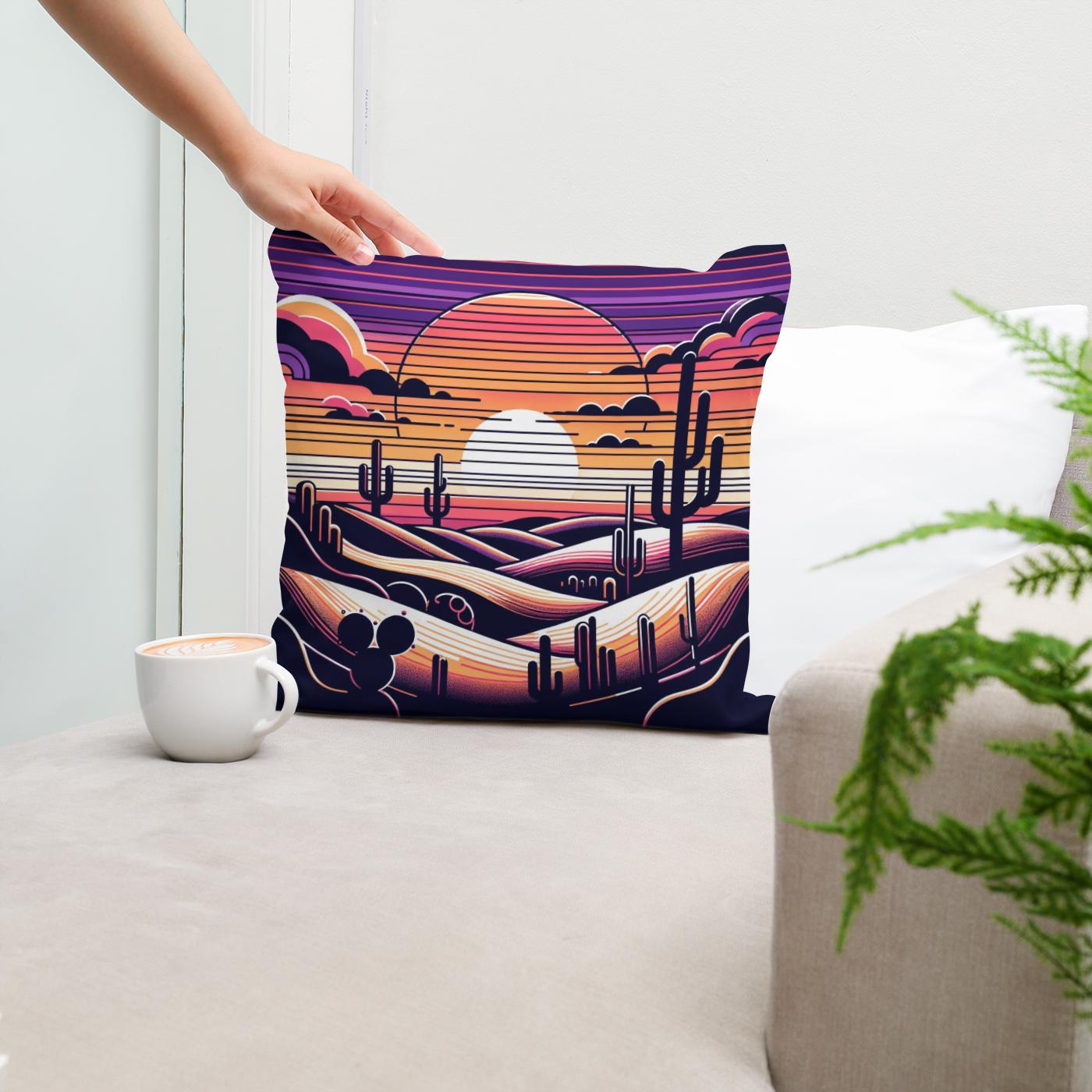 Dusk Mirage Cotton Cushion
