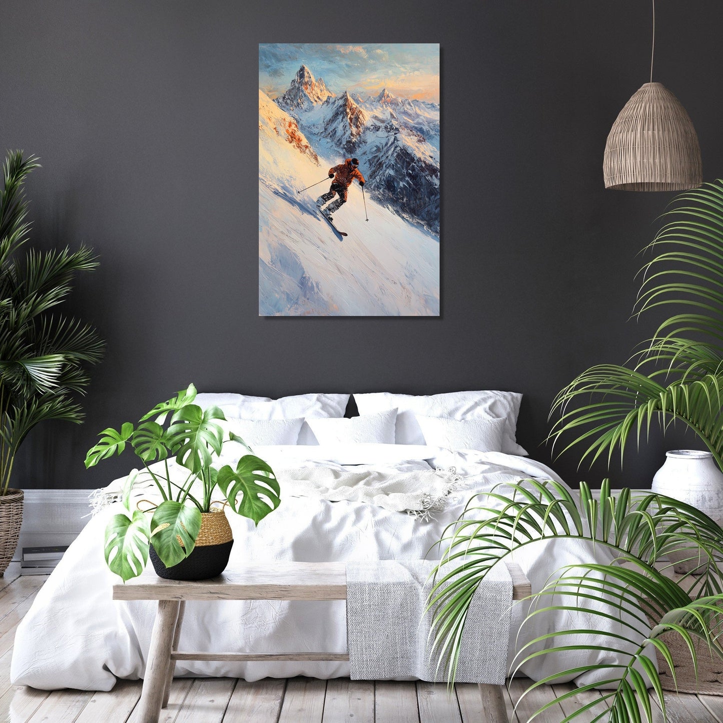 Alpine Adventure Golden Canvas