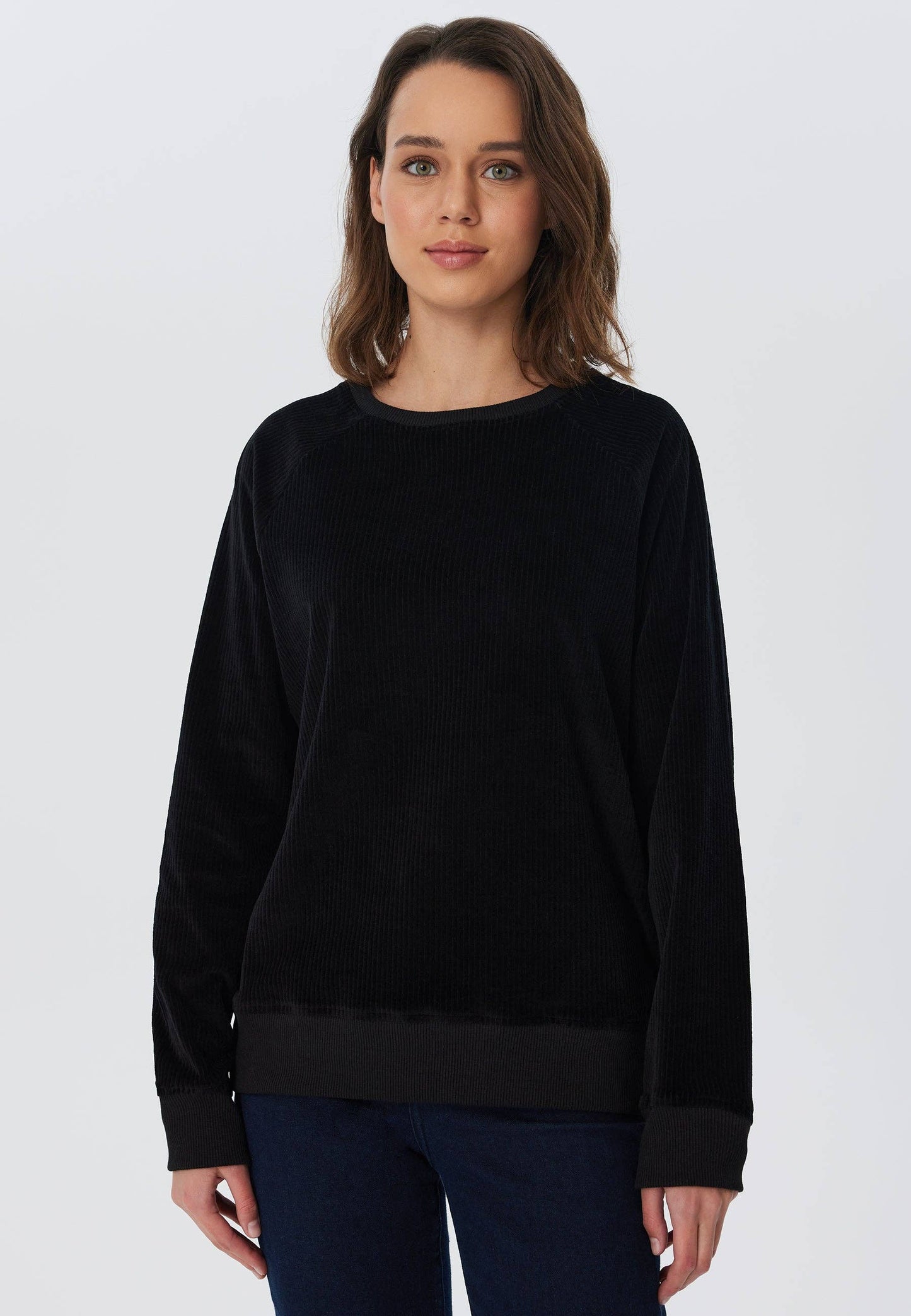Organic Corduroy Sweatshirt: Womens