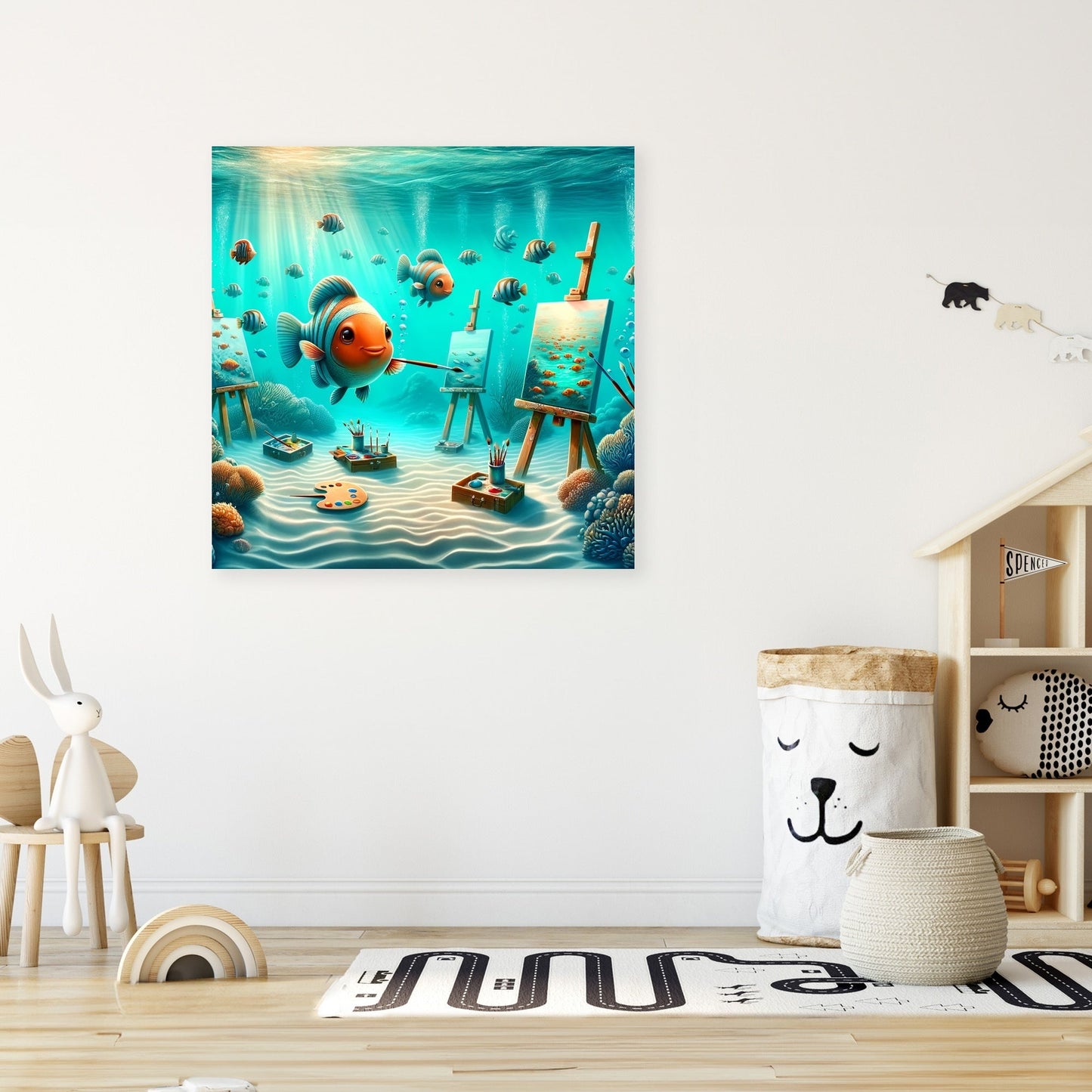 Aquatic Artistry Canvas