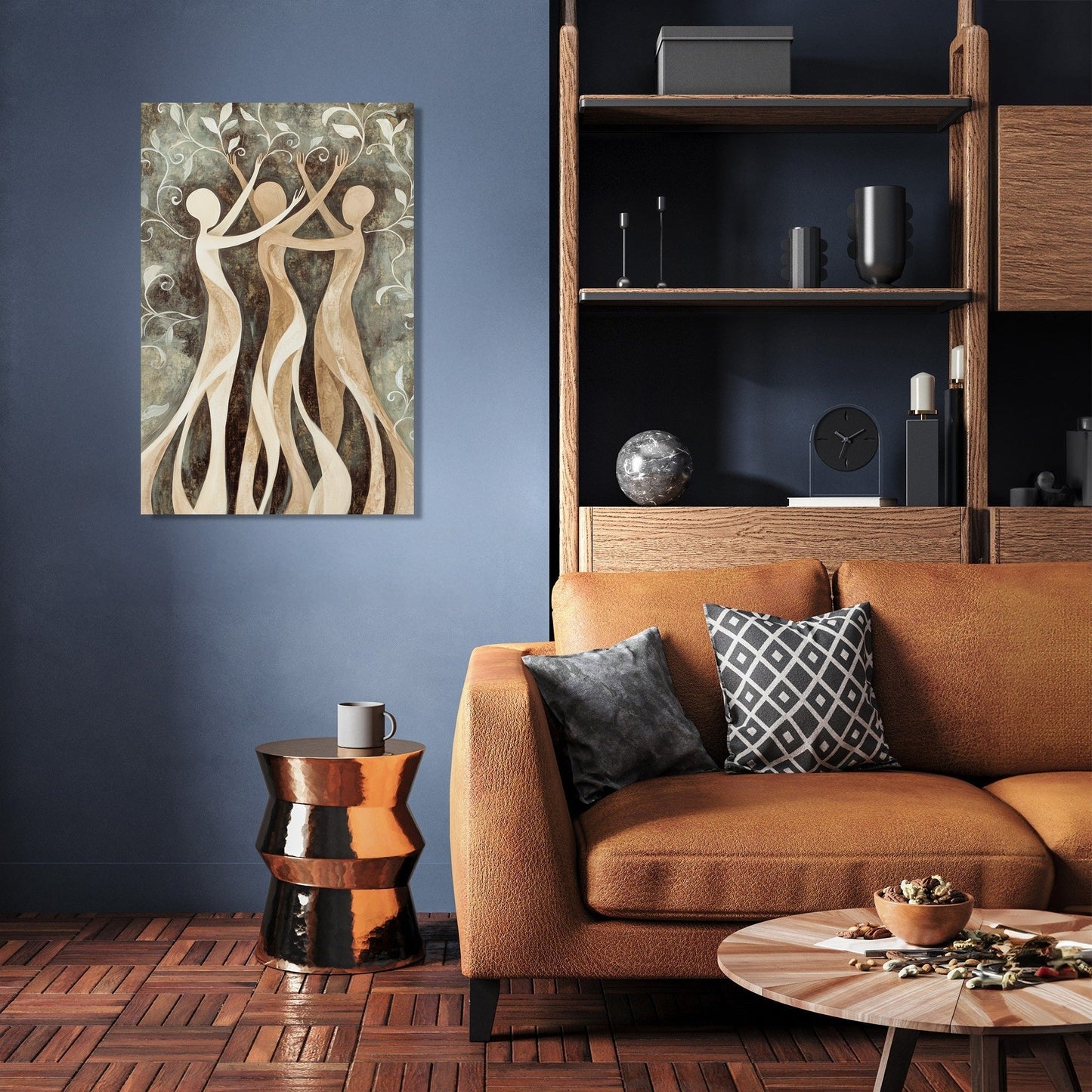 Flowing Yoga Poses Canvas