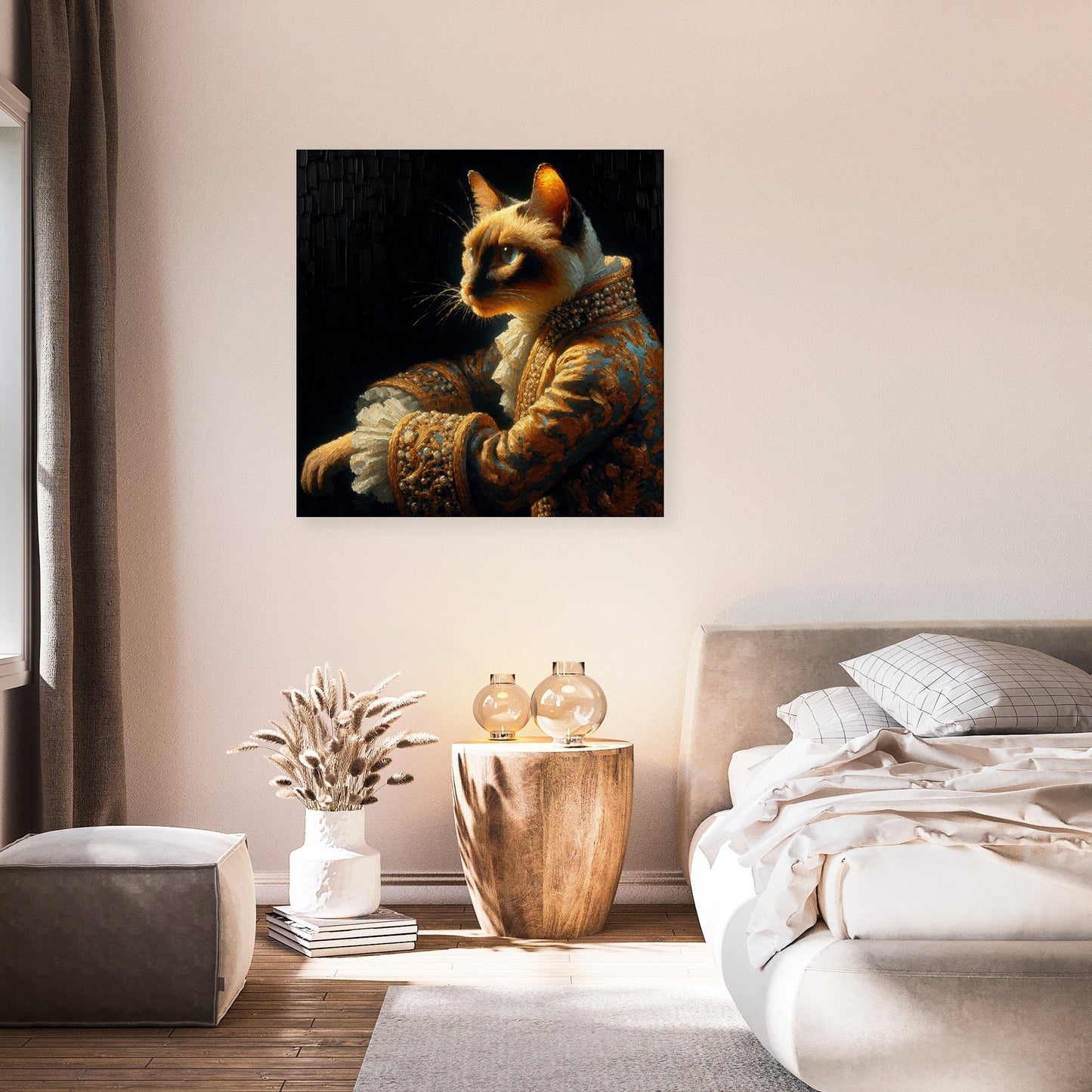 Royal Siamese Elegance Canvas