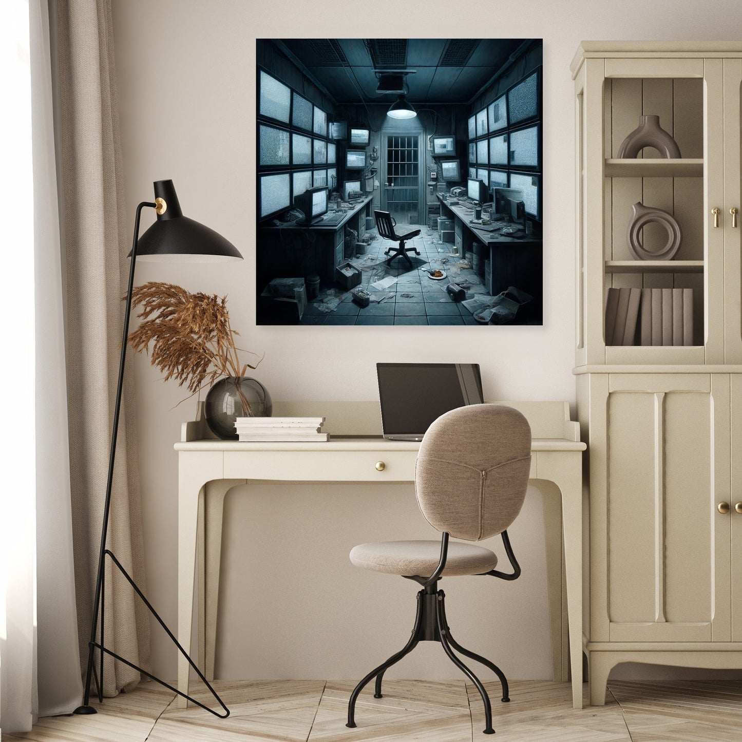 Derelict Security Office Canvas