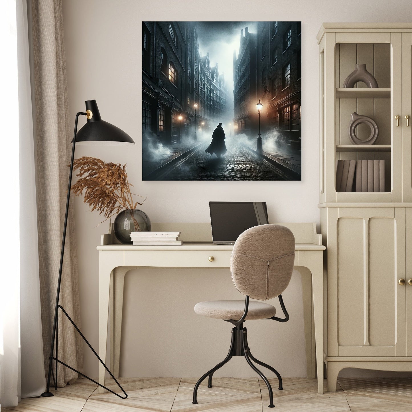 Mr. Hyde's London Nocturne Canvas