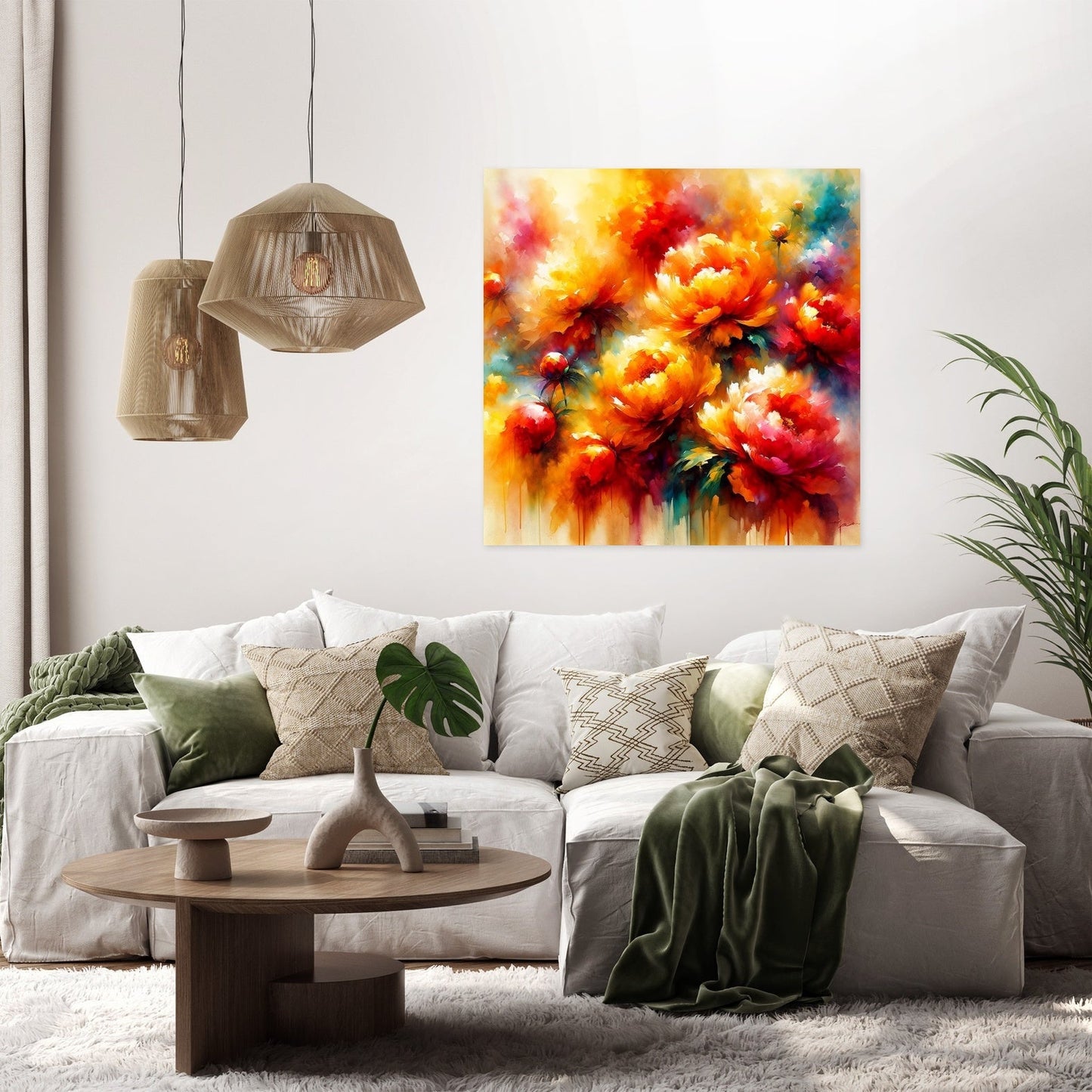 Eternal Peony Canvas