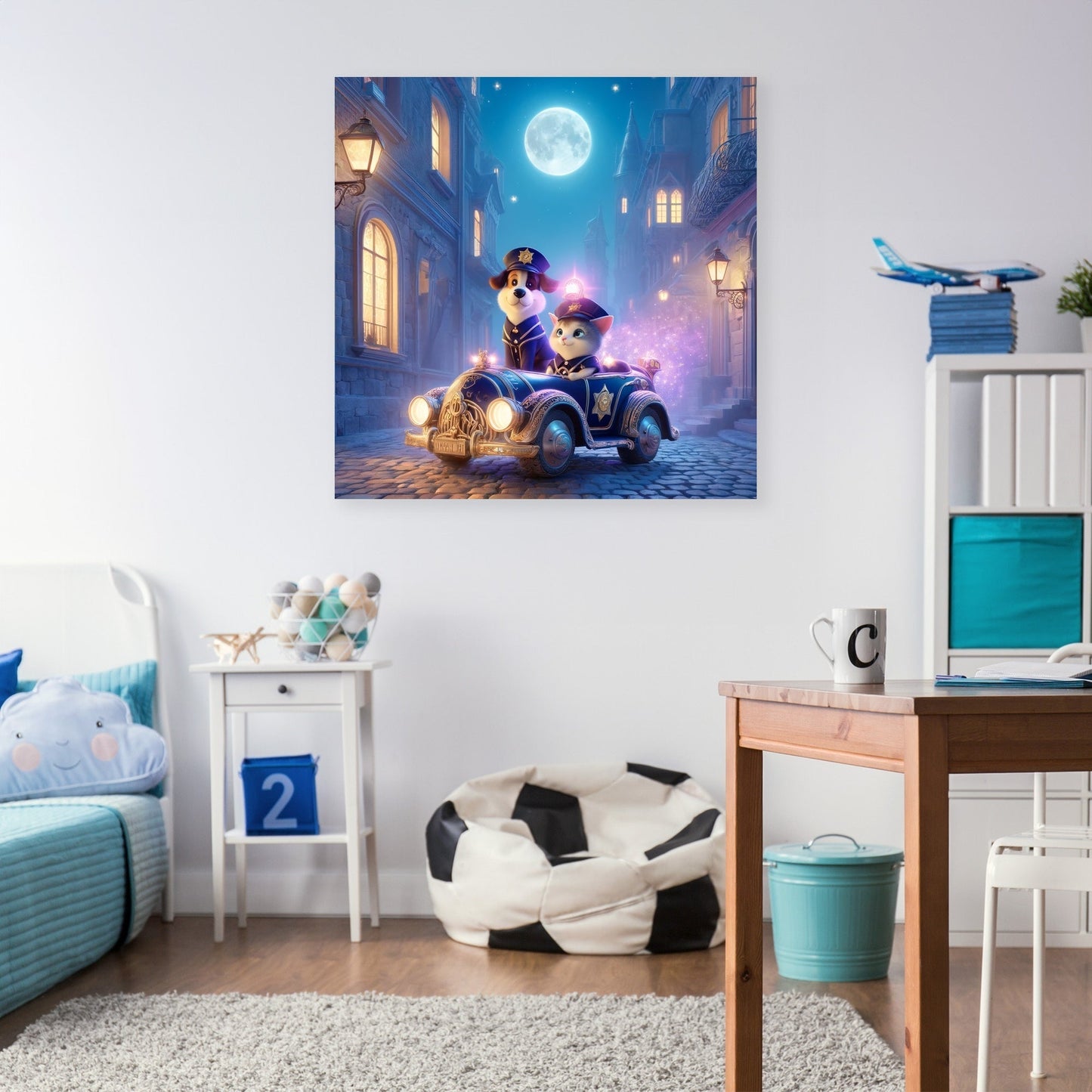 Moonlit Patrol Canvas