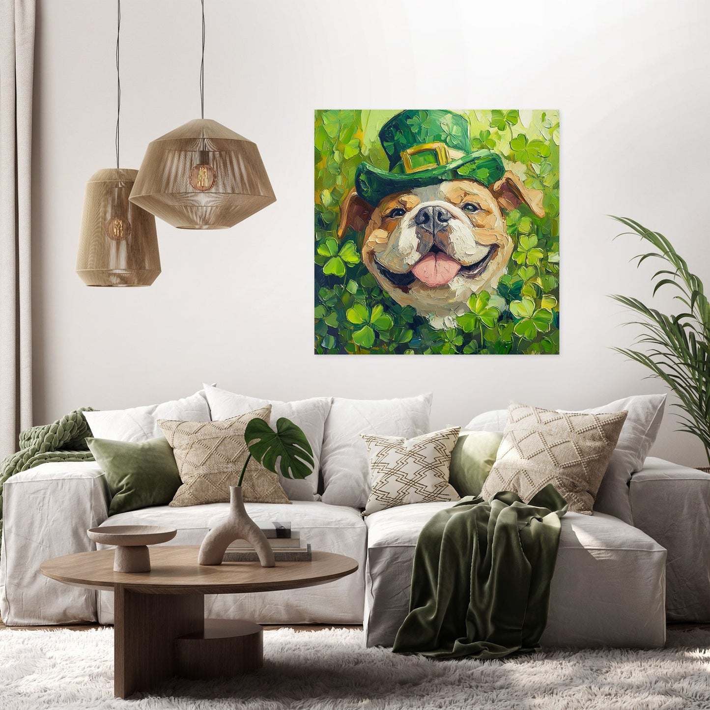 Bulldog's Lucky Canvas