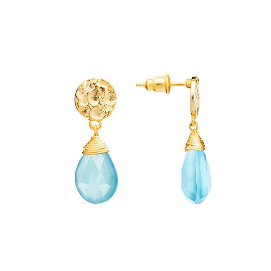[PRE-ORDER] Athena Large Drop Earrings Pariba Onyx