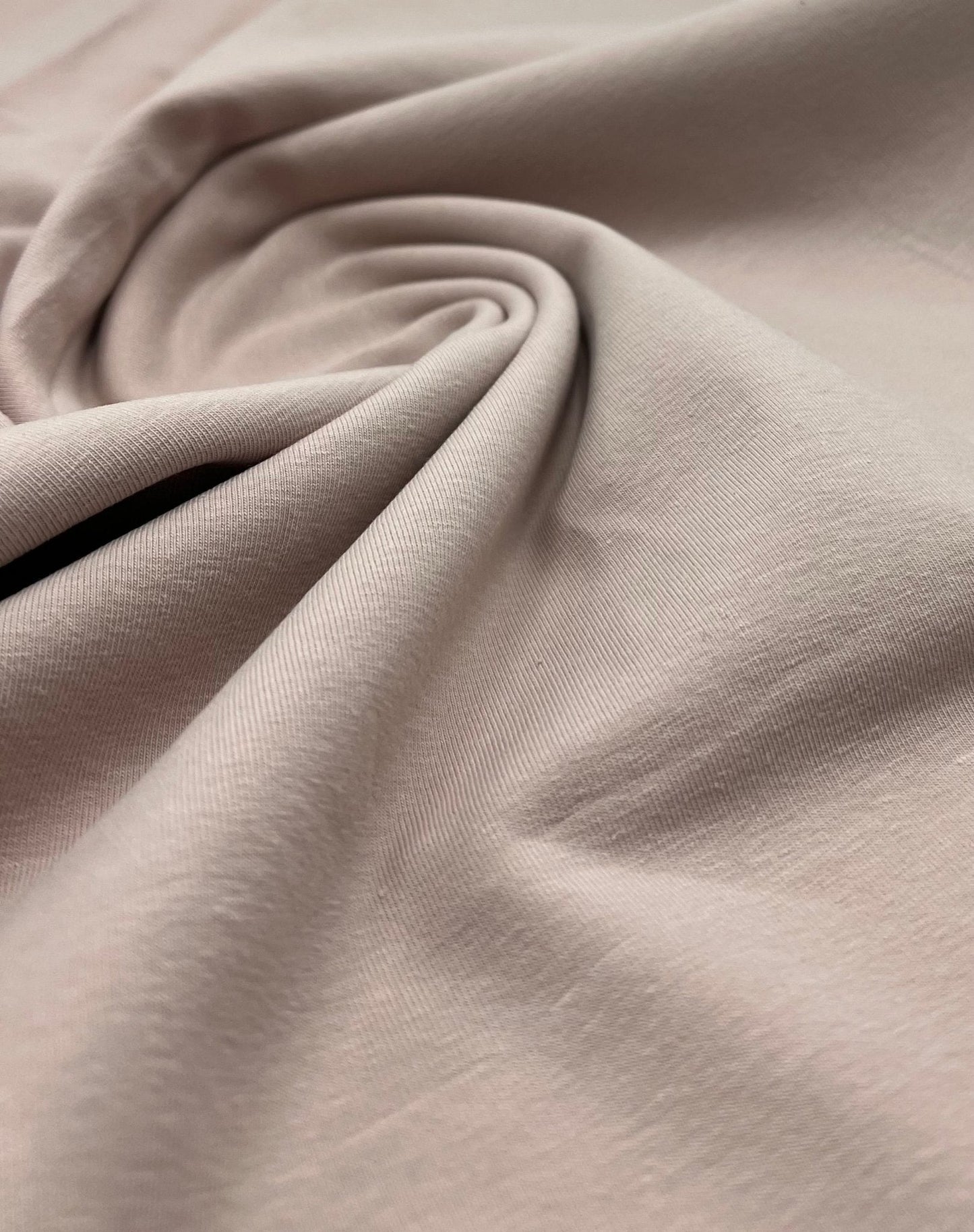 Earthy Pink Cotton Stretch Jersey 240 GSM 92/8 Lycra 4 Way Stretch