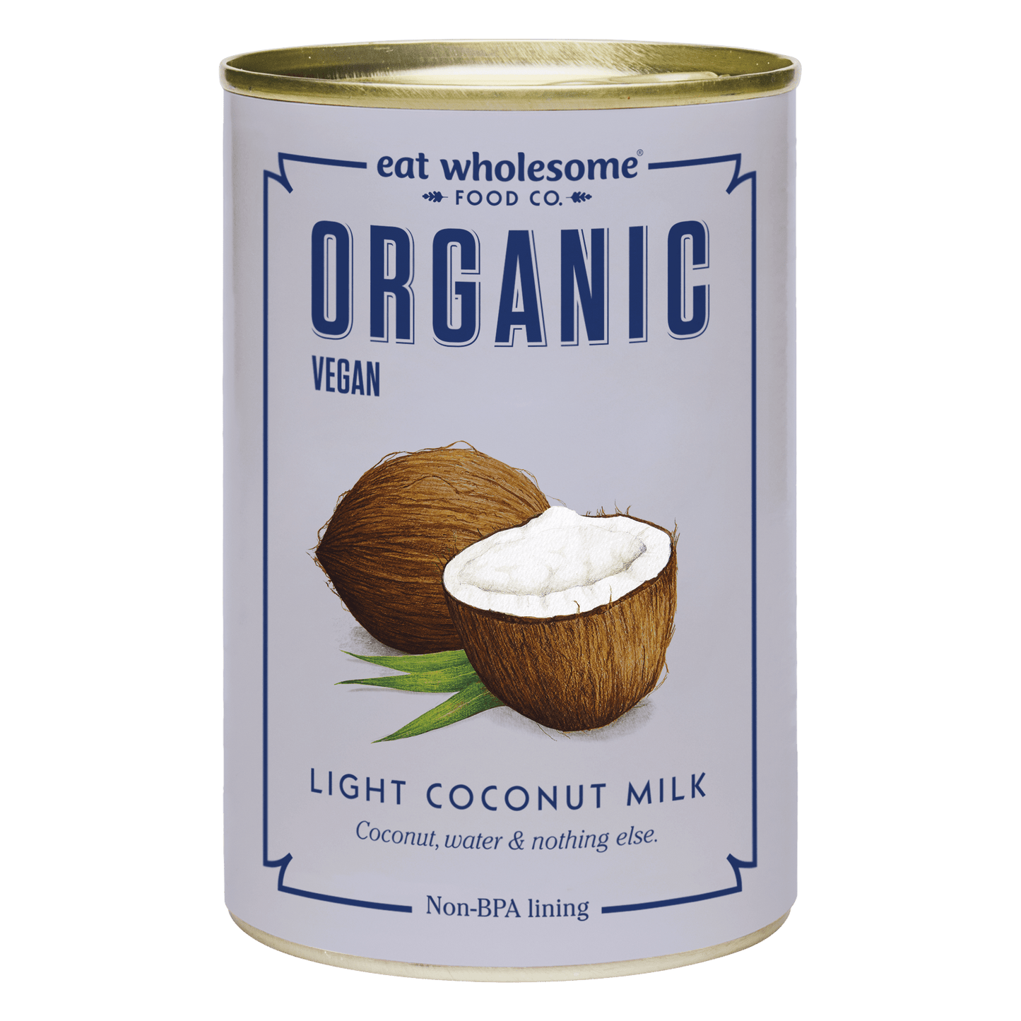 Eat Wholesome Organic Light Coconut Milk 400ml – Smooth Vegan Coconut Milk