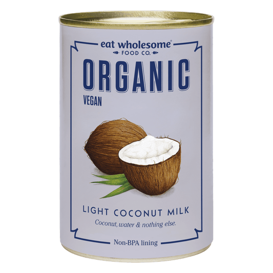 Eat Wholesome Organic Light Coconut Milk 400ml – Smooth Vegan Coconut Milk