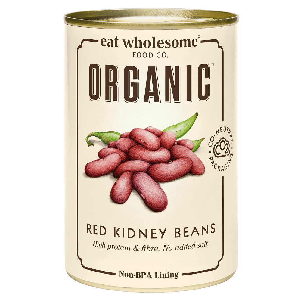 Eat Wholesome Organic Red Kidney Beans 400g – No Added Salt