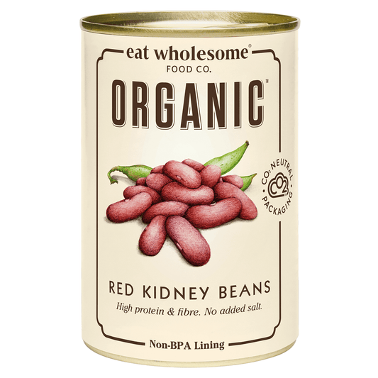 Eat Wholesome Organic Red Kidney Beans 400g – No Added Salt