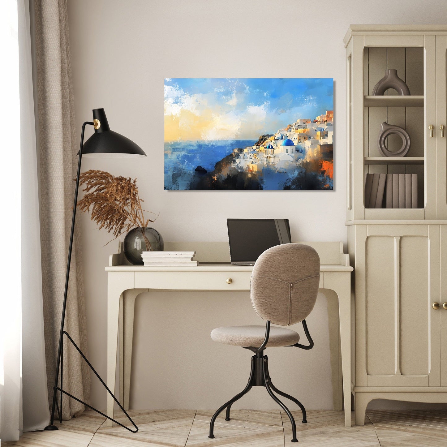 Oia Sunrise Canvas