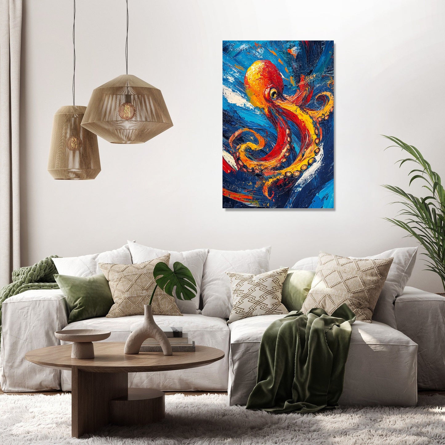 Octopus Symphony Canvas