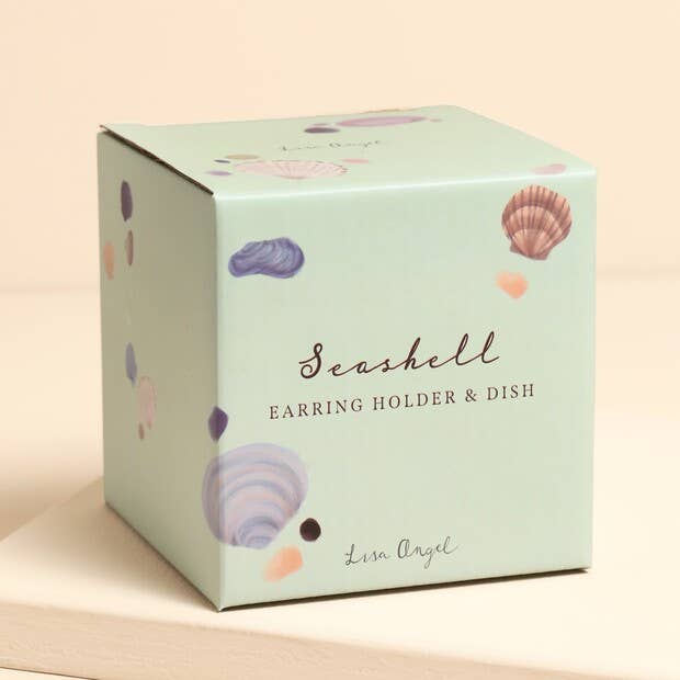 Lisa Angel Shell Earring Holder and Jewellery Dish