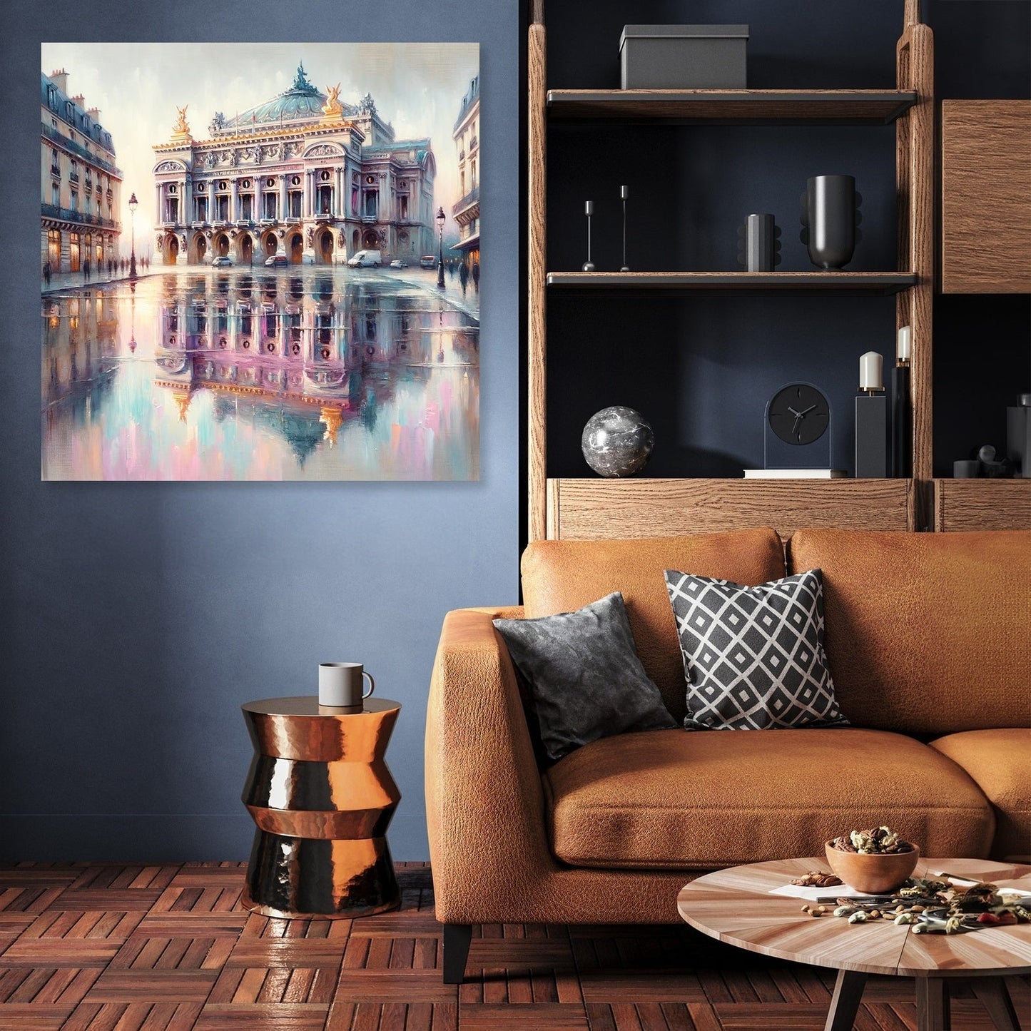 Opera Garnier's Reflection Paris Canvas