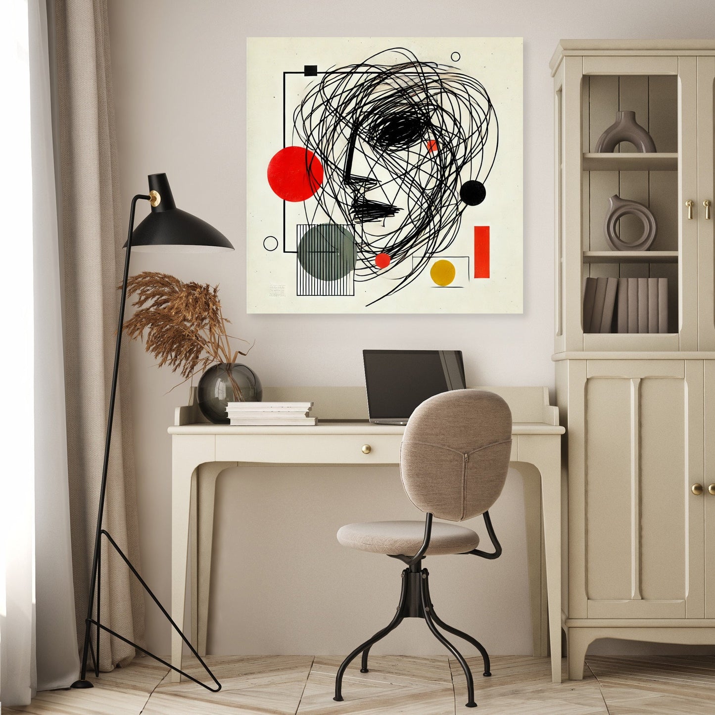 Scribble Symphony Canvas