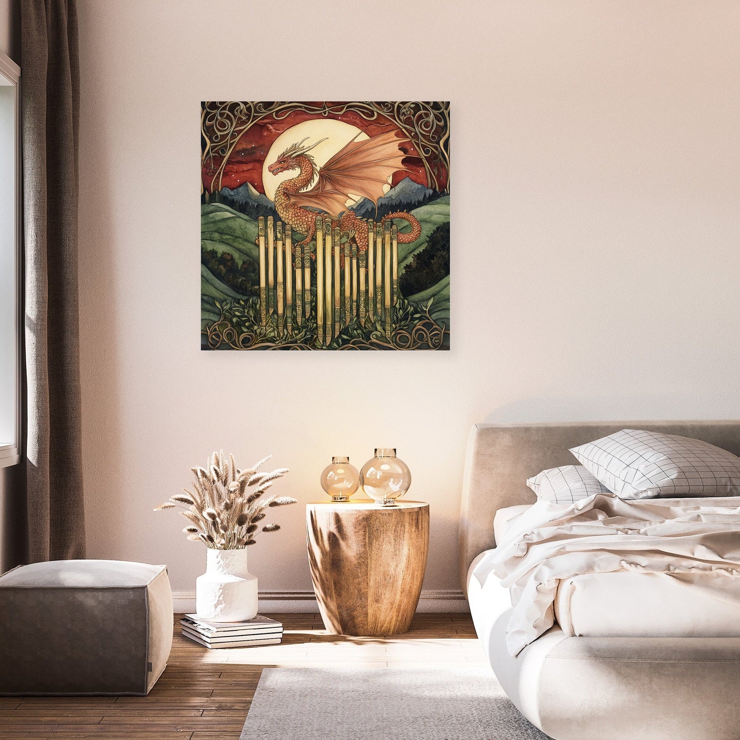 Welsh Dragon Harmony Canvas