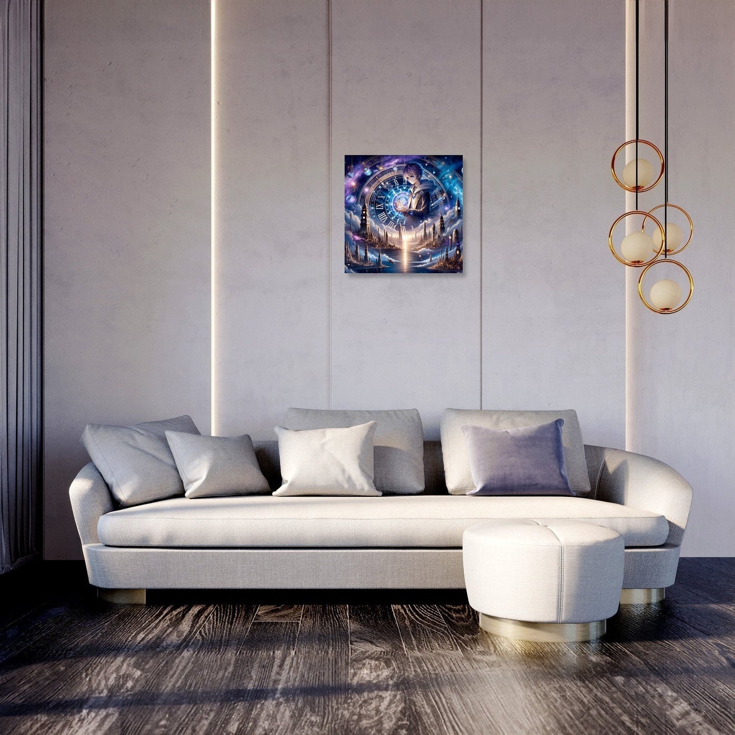 Cosmic Time Voyager Canvas