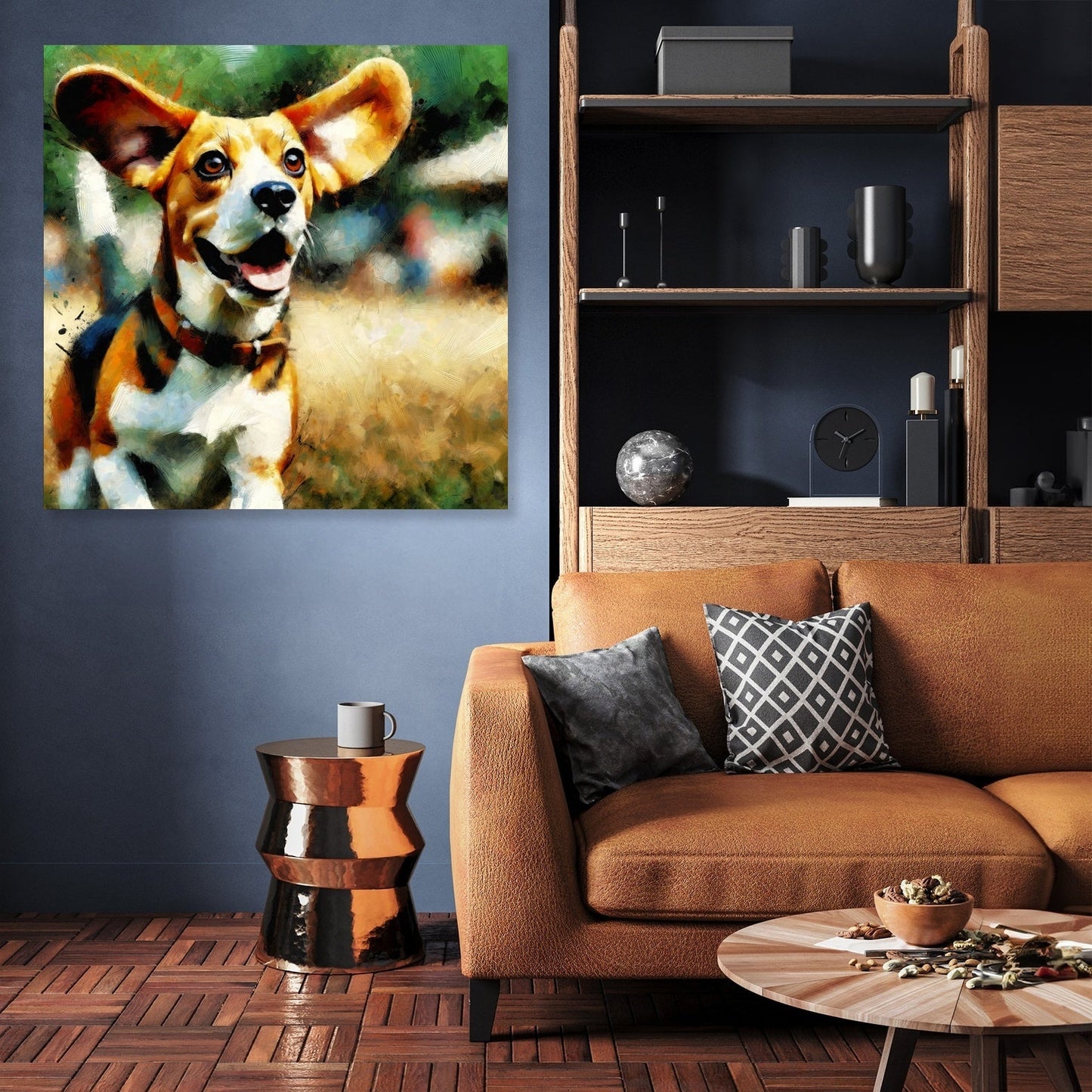 Joyful Beagle Escapad Canvas