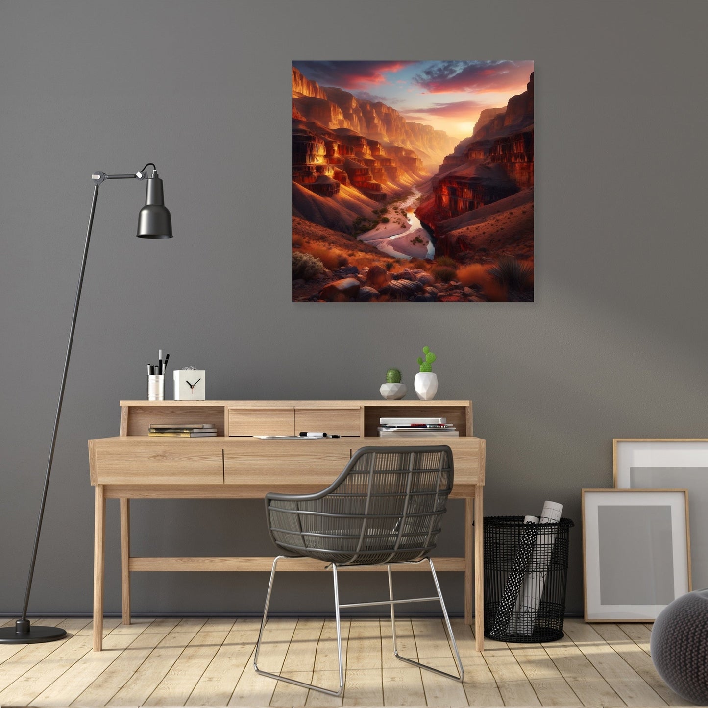 Golden Canyon Majesty Canvas